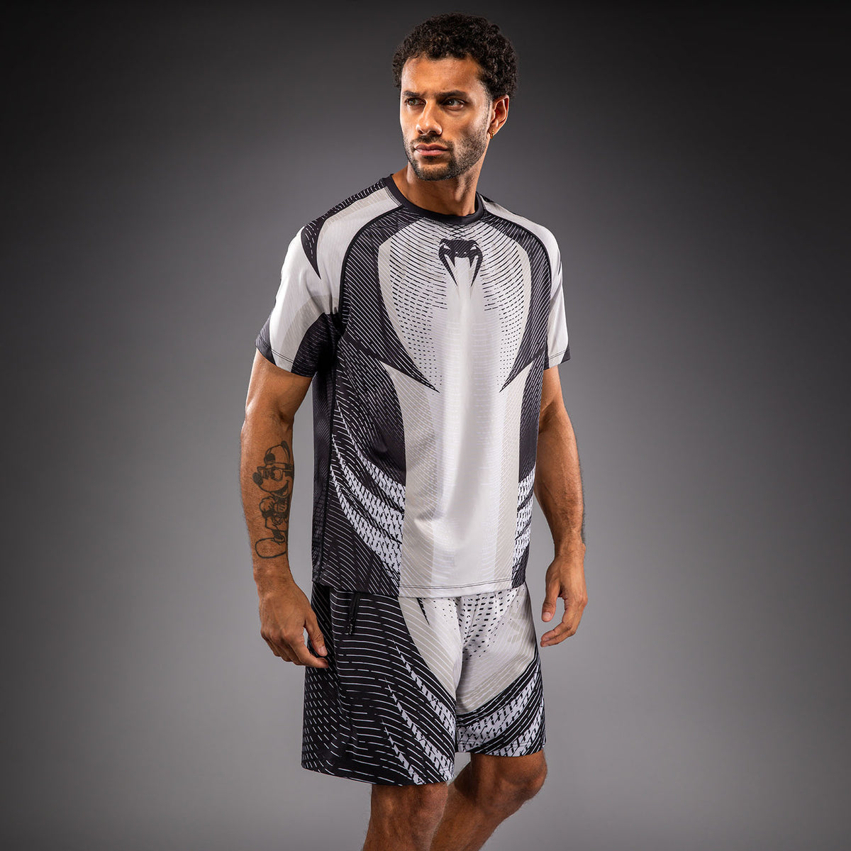 Venum Galactic 3.0 Dry Tech T-shirt - Offwhite/Zwart