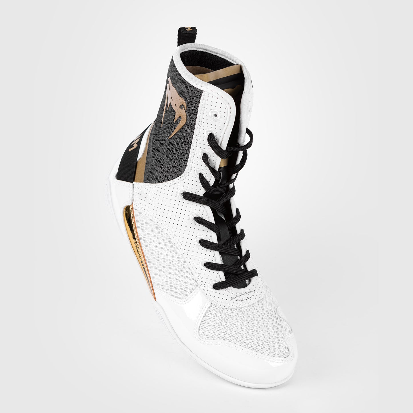 Venum Elite Boksschoenen - Wit/Zwart/Goud