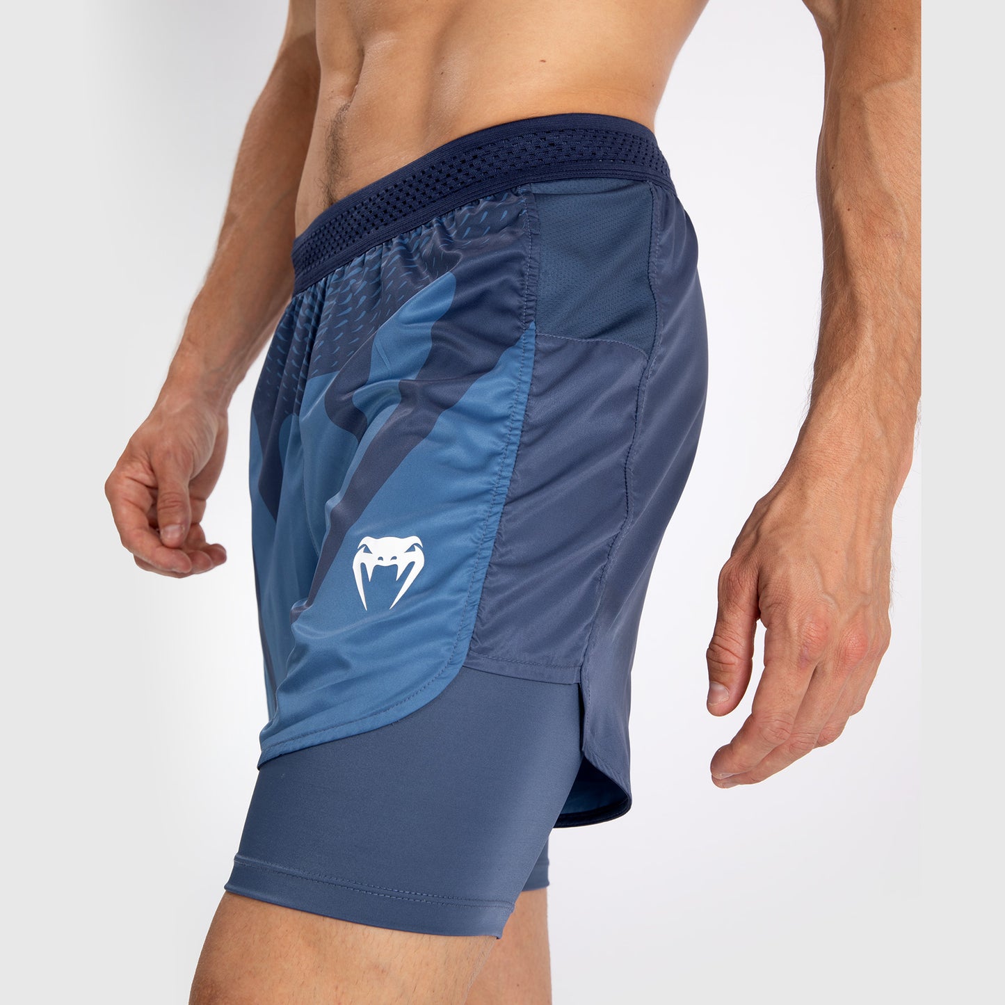 Venum Attack Heren Fight Shorts - Marineblauw