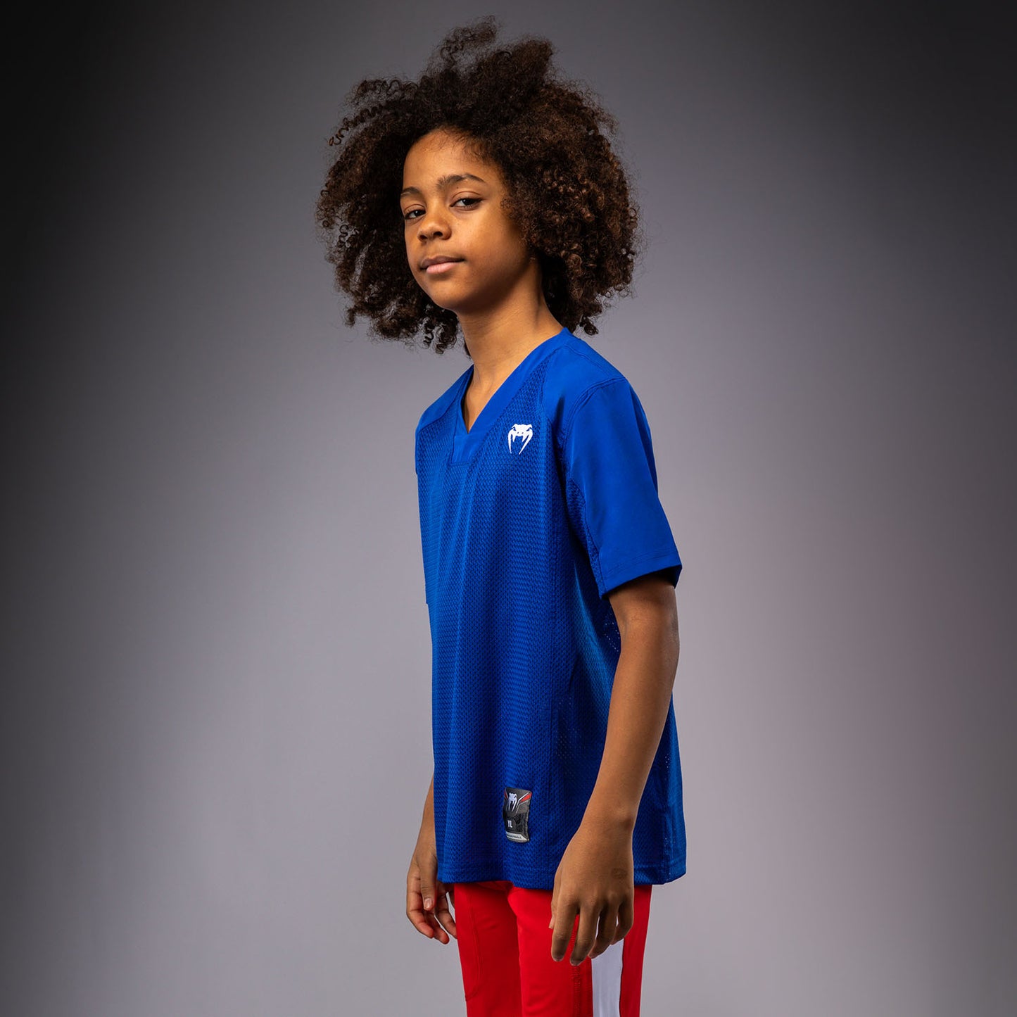 Venum Elite Football Voetbalshirt met korte mouwen voor kinderen - Koningsblauw