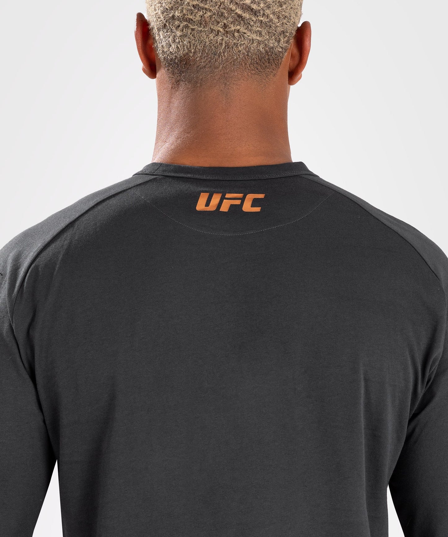 UFC Adrenaline By Venum Fight Week Heren T-Shirt Met Lange Mouwen - Charcoal Grey