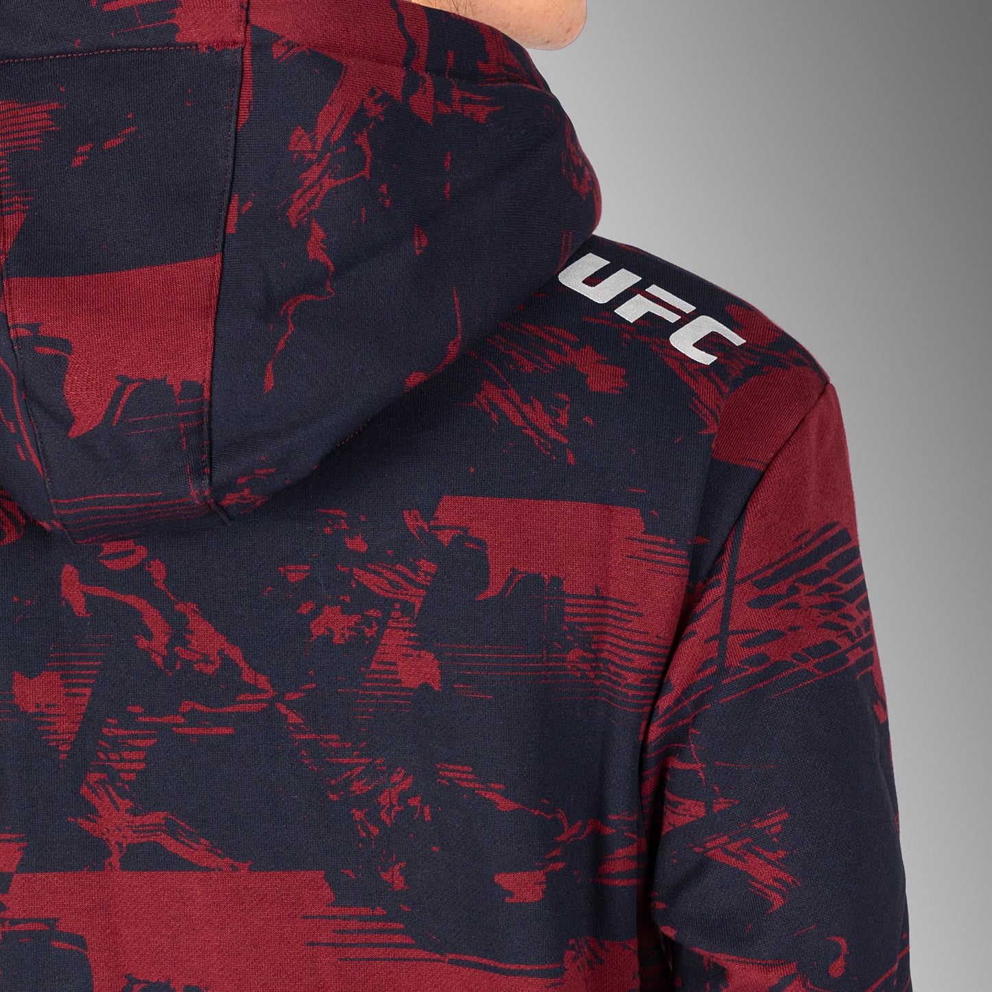 UFC Zenith by Venum Authentic Fight Week Pullover Hoodie Dames - Marineblauw/Bordeauxrood/Zilver