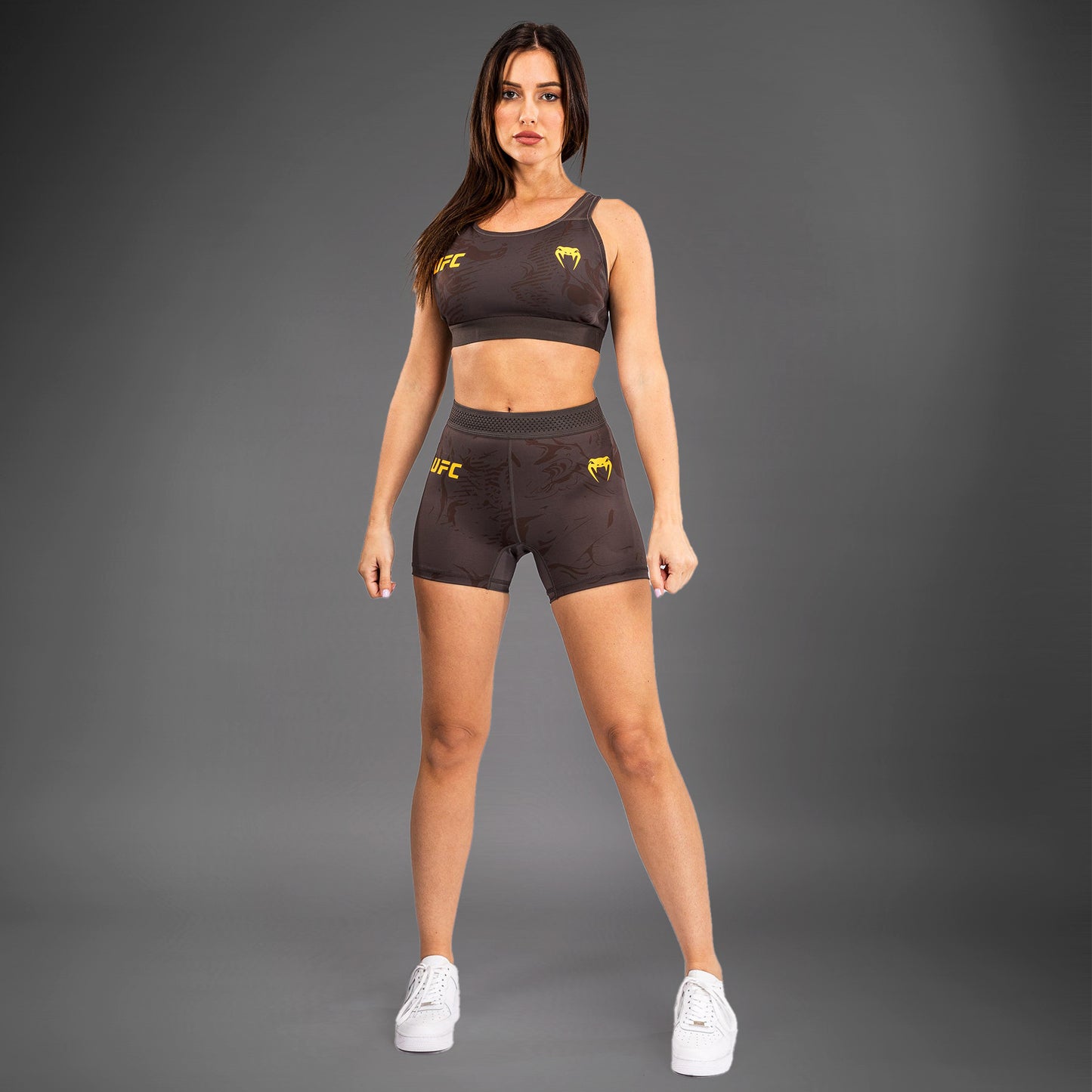 UFC Fusion by Venum Fight Week Vale Tudo Shorts voor Dames - Earthen Brown