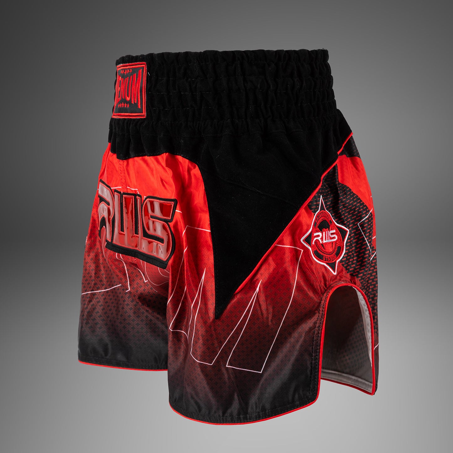 Venum x RWS 2.0 Muay Thai Shorts – Zwart/Rood
