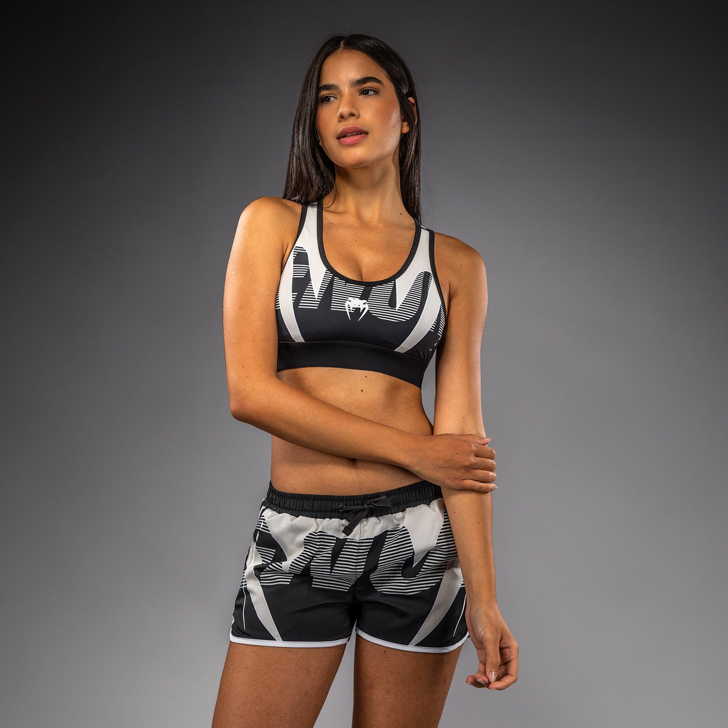 Venum Adrenaline Dames Sportbeha – Zwart/Ivoor