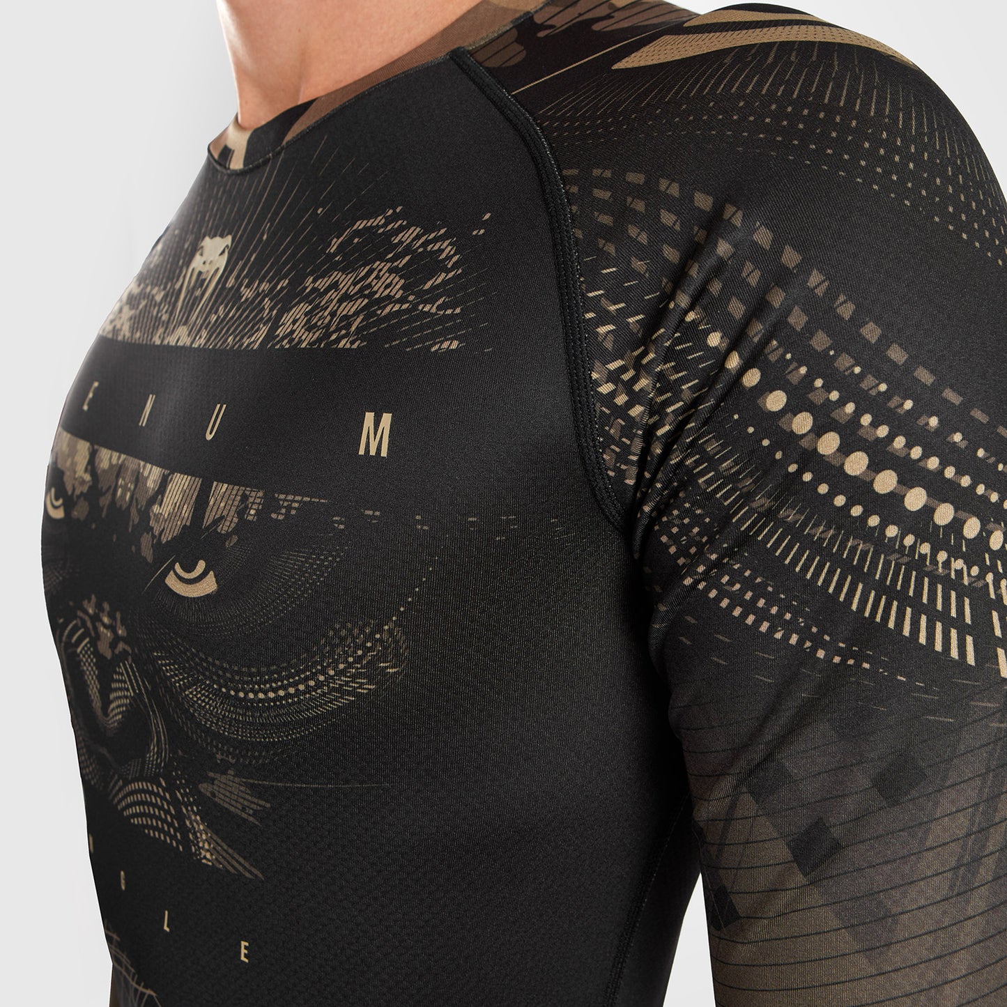 Venum Gorilla Jungle Rashguard Lange Mouwen - Zwart/Zand