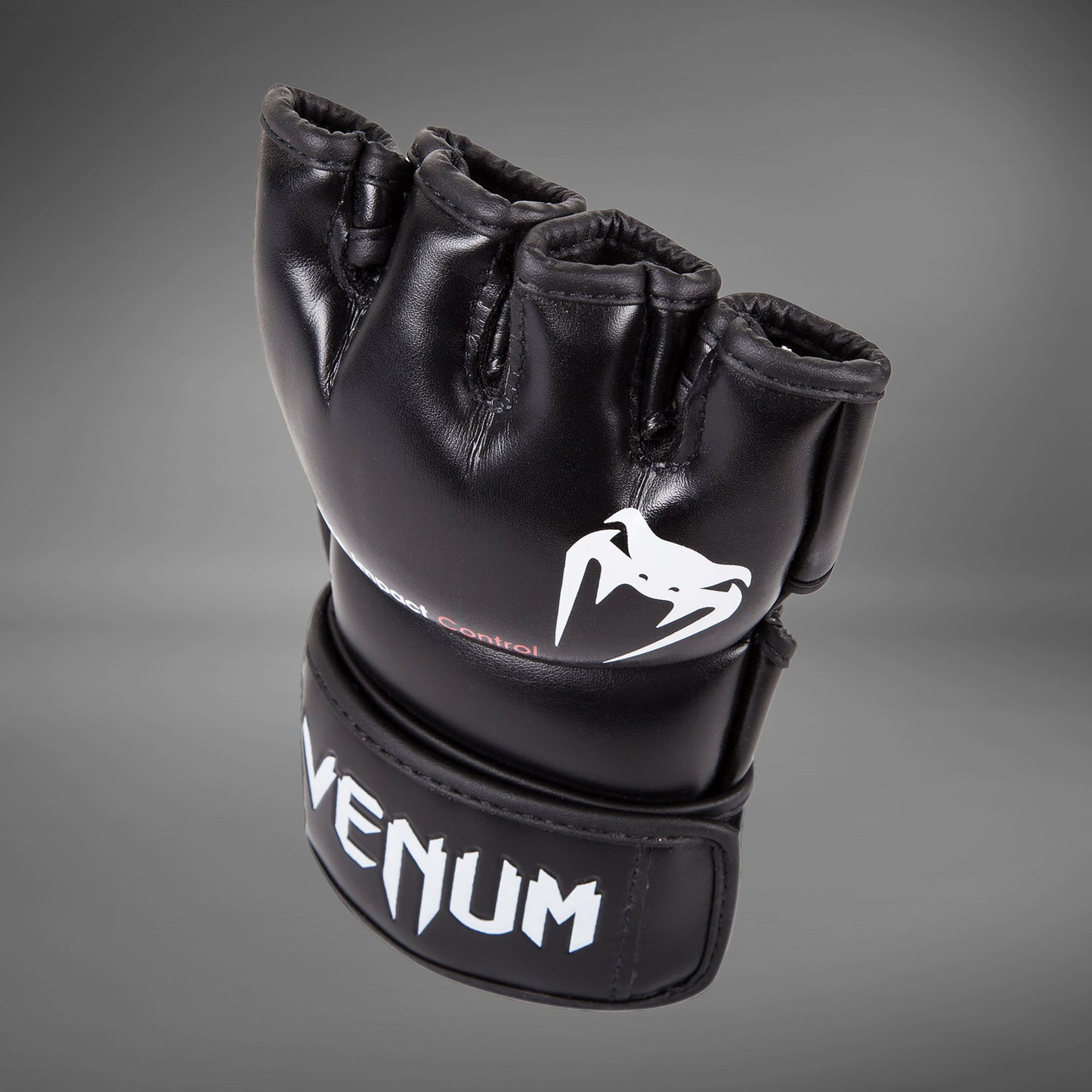 Venum Impact MMA Handschoenen - Skintex Leder - Zwart