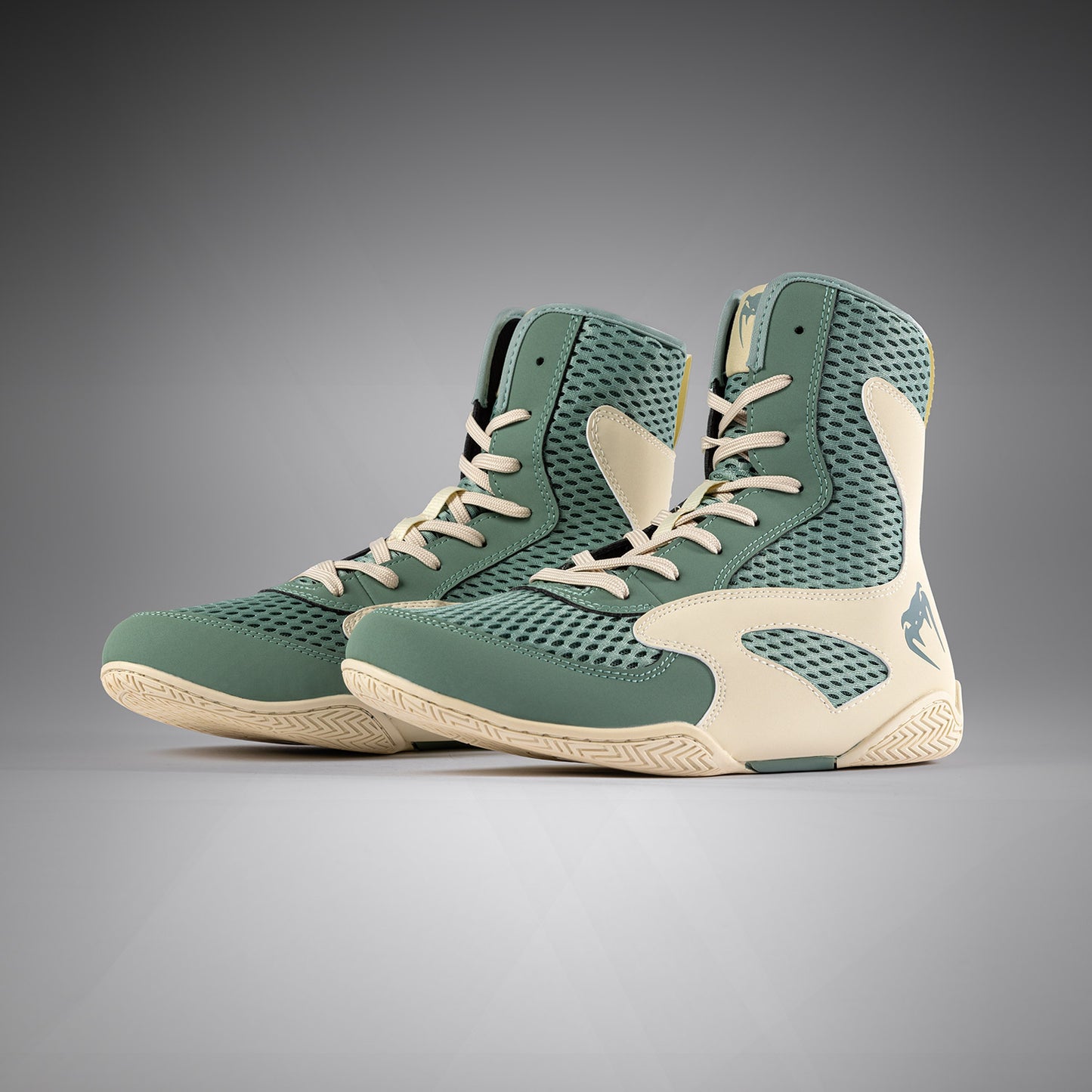 Venum Contender Boksschoenen - Aqua Groen/Ivoor