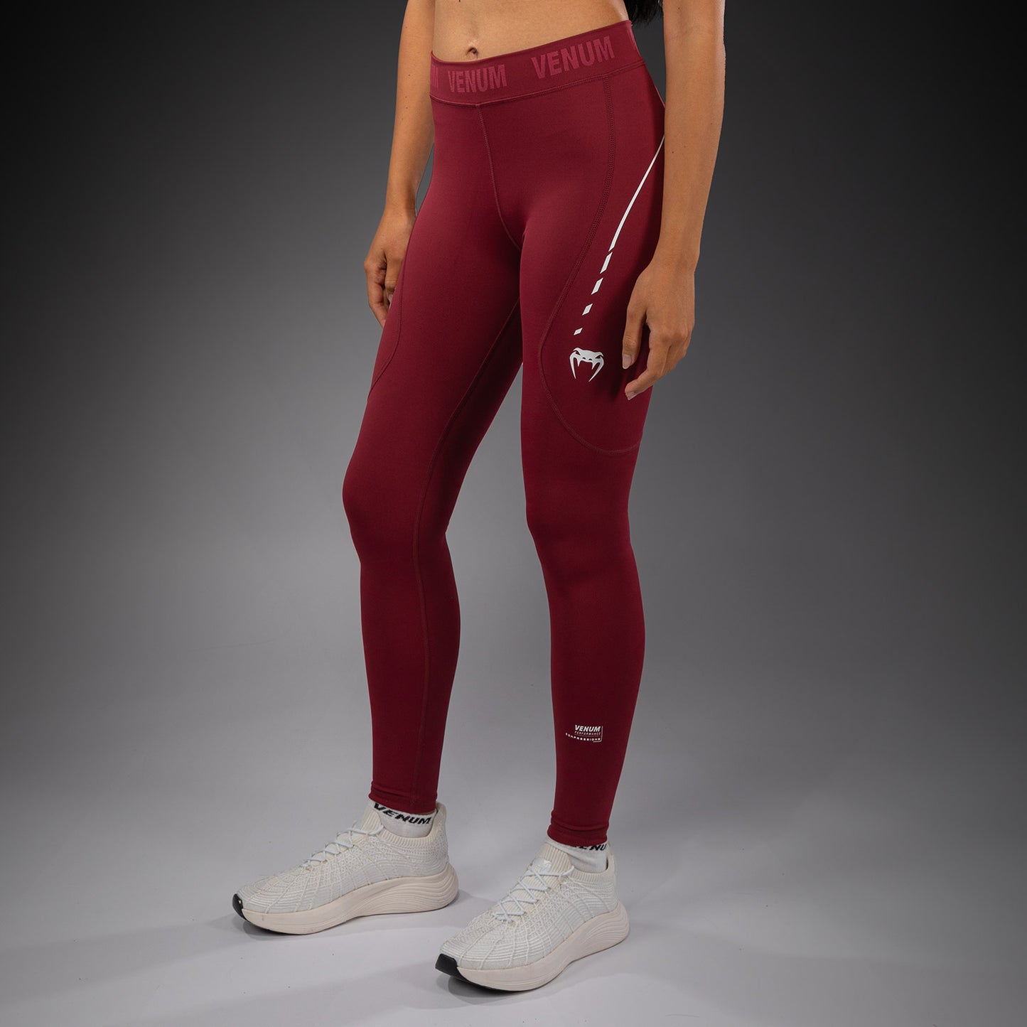 Venum Adrenaline Dames Leggings – Bourgondië/Roze