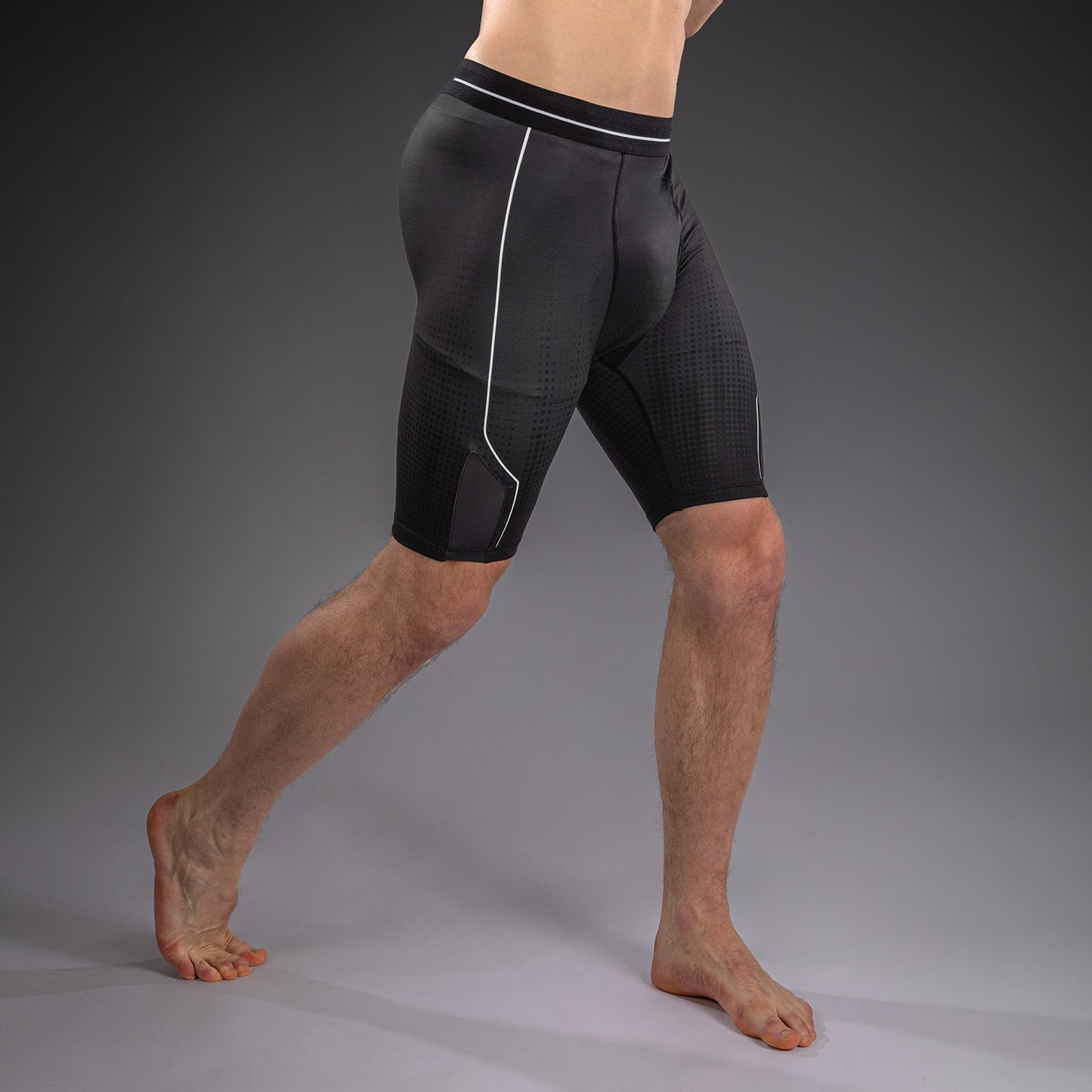 Venum Stealth Vale Tudo Compressieshort – Zwart/Wit