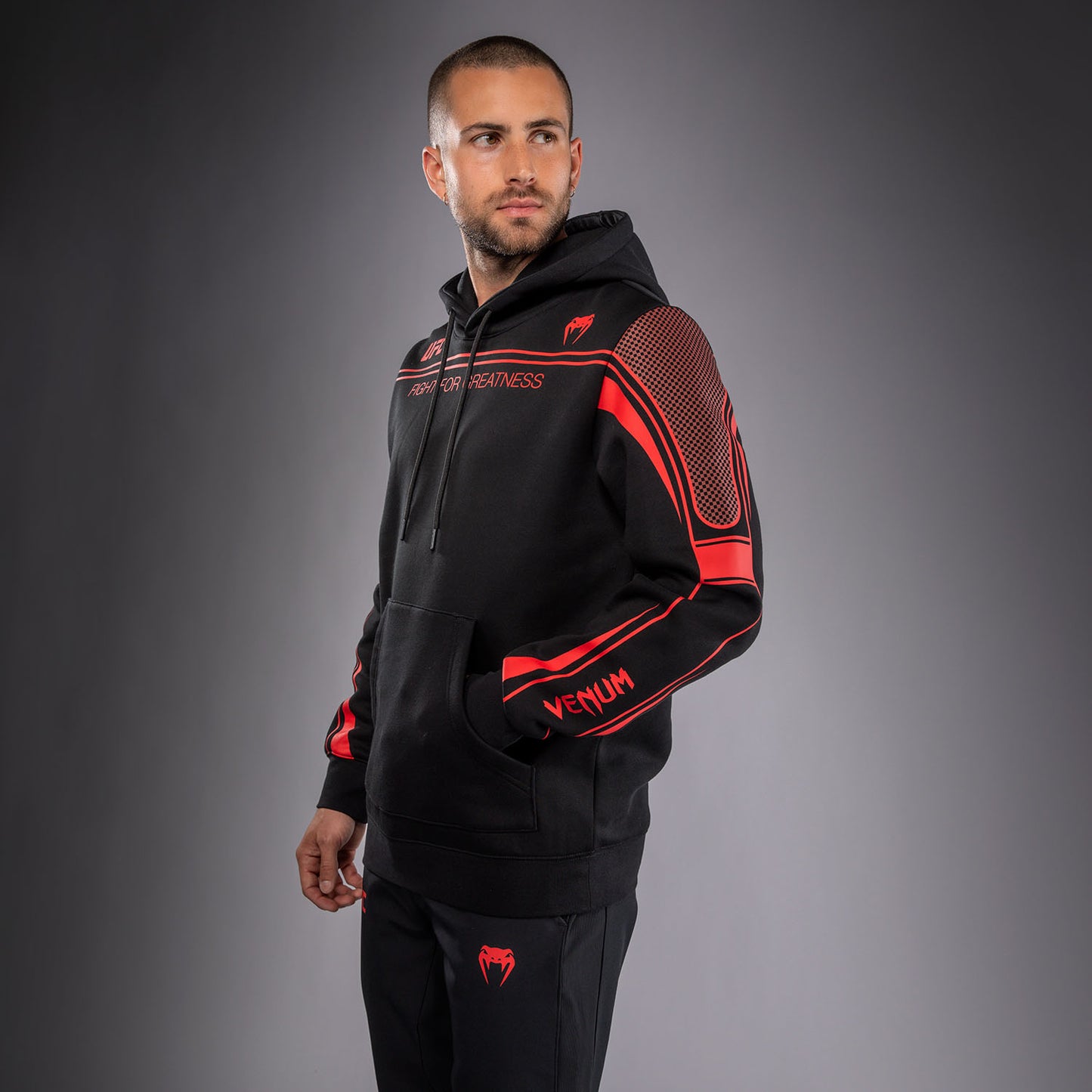 Venum UFC Unity by Venum Authentic Fight Week Heren Hoodie - Zwart