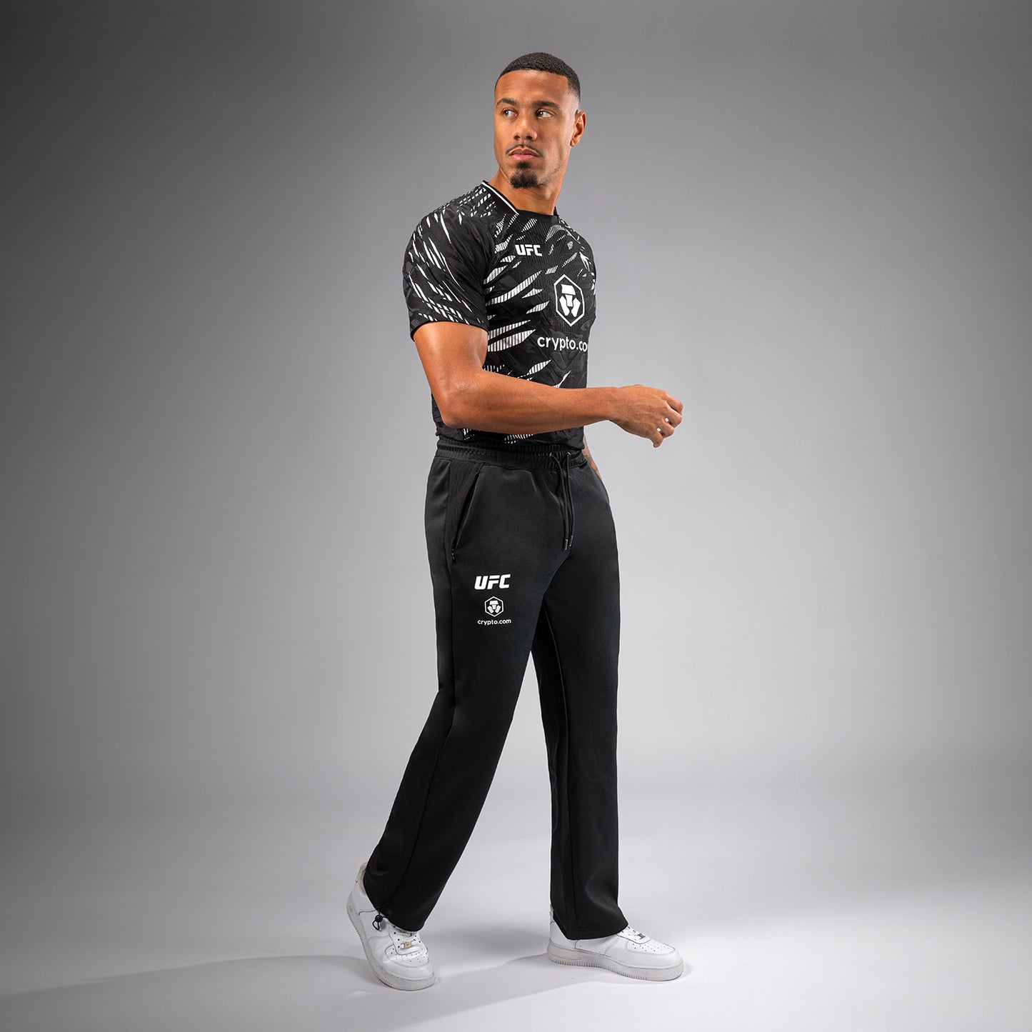 UFC Fusion by Venum Authentic Fight Night Rechte Pijp Broek voor Heren - Zwart
