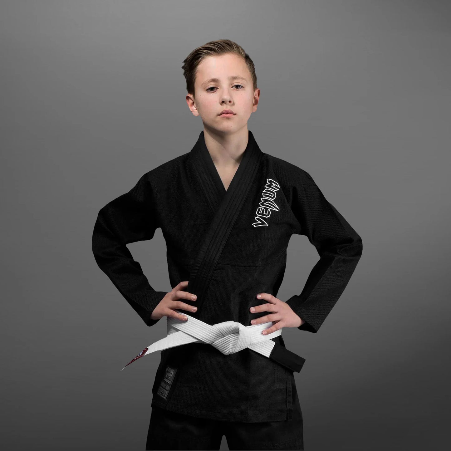 Venum Contender Kids BJJ Gi (Inclusief gratis witte band) - Zwart