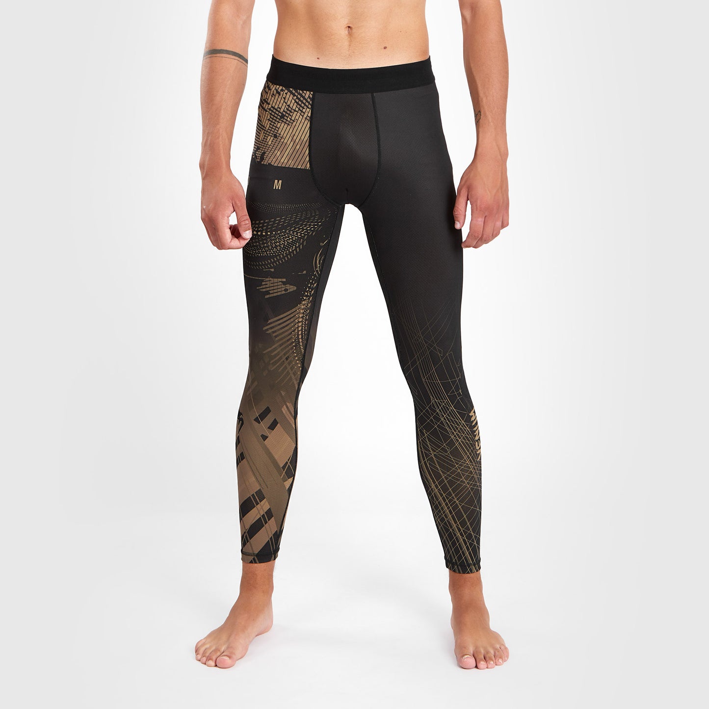 Venum Gorilla Jungle Compressiebroek - Zwart/Zand