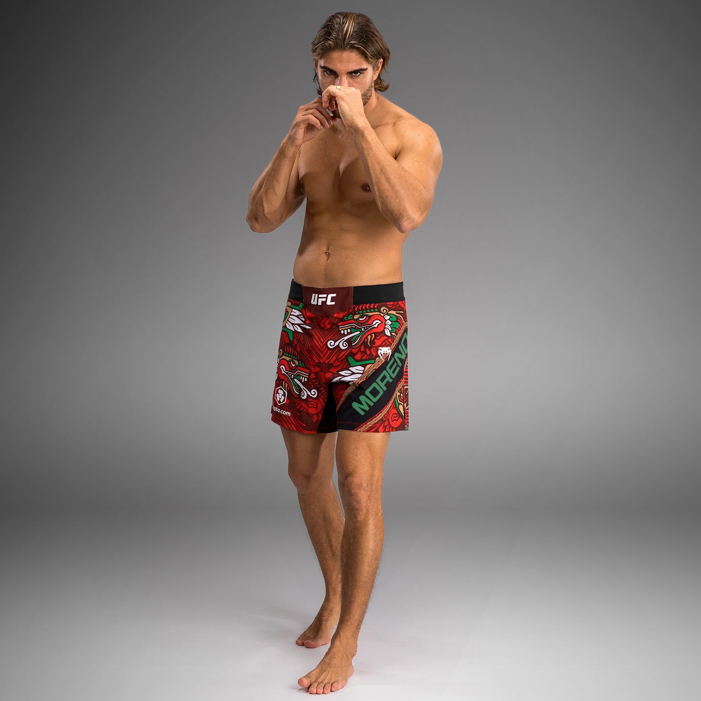 UFC Unrivaled by Venum Brandon Moreno Mannen Fight Short - Rood