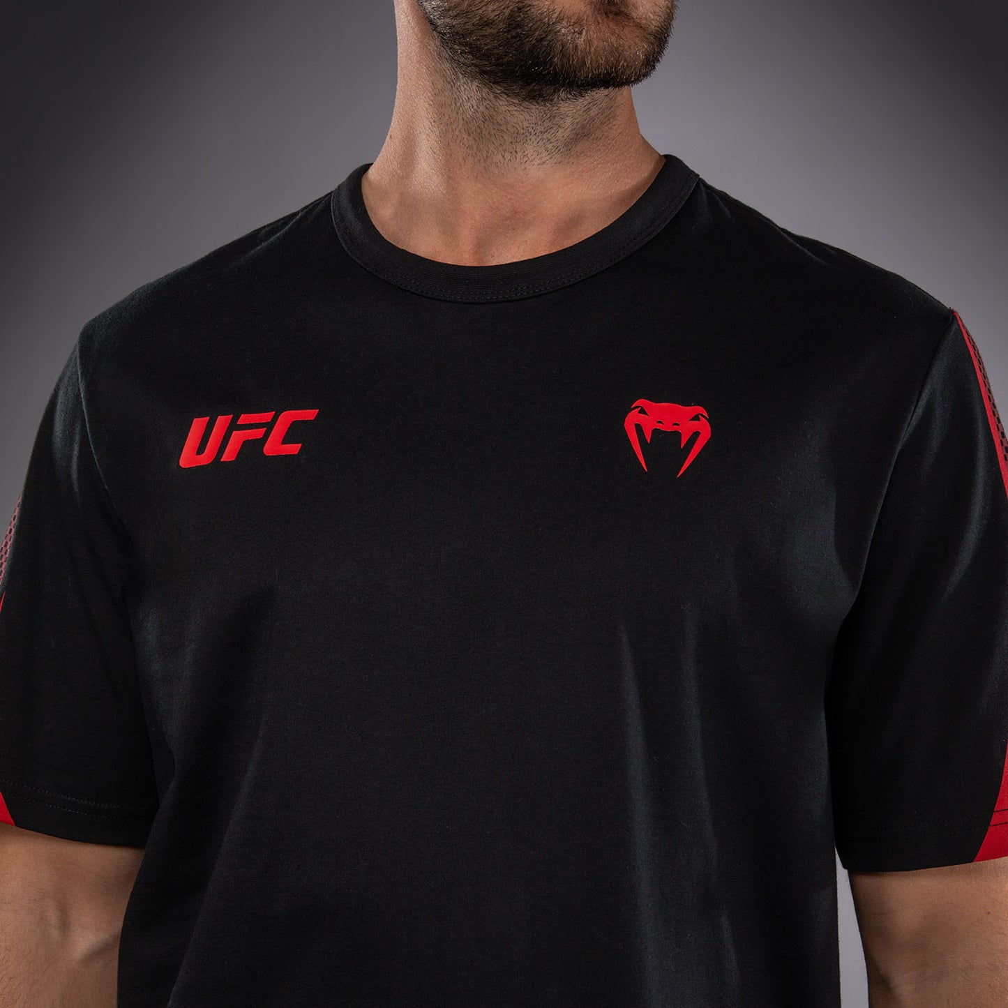 Venum UFC Unity by Venum Authentic Fight Week Heren T-shirt met Korte Mouwen - Zwart