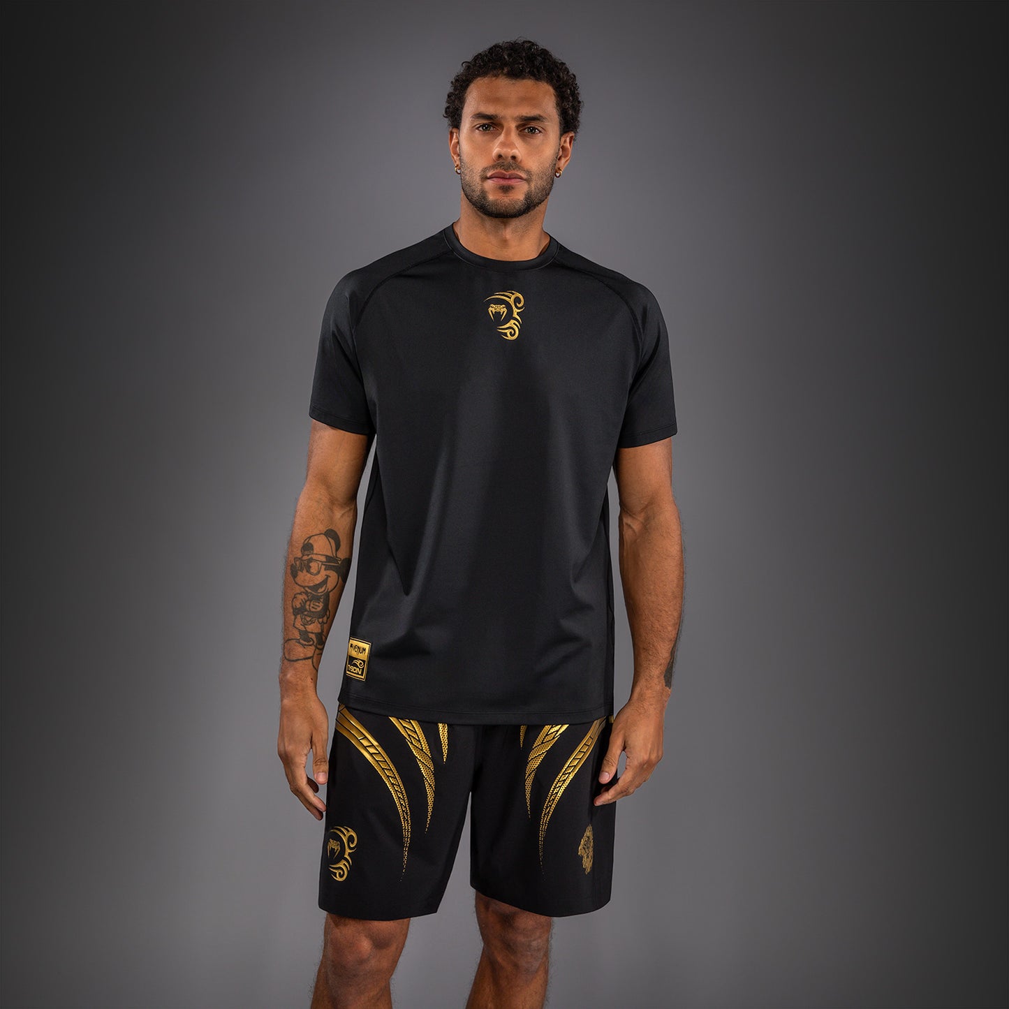 Venum x Mike Tyson Tiger Dry Tech T-shirt - Zwart/Goud
