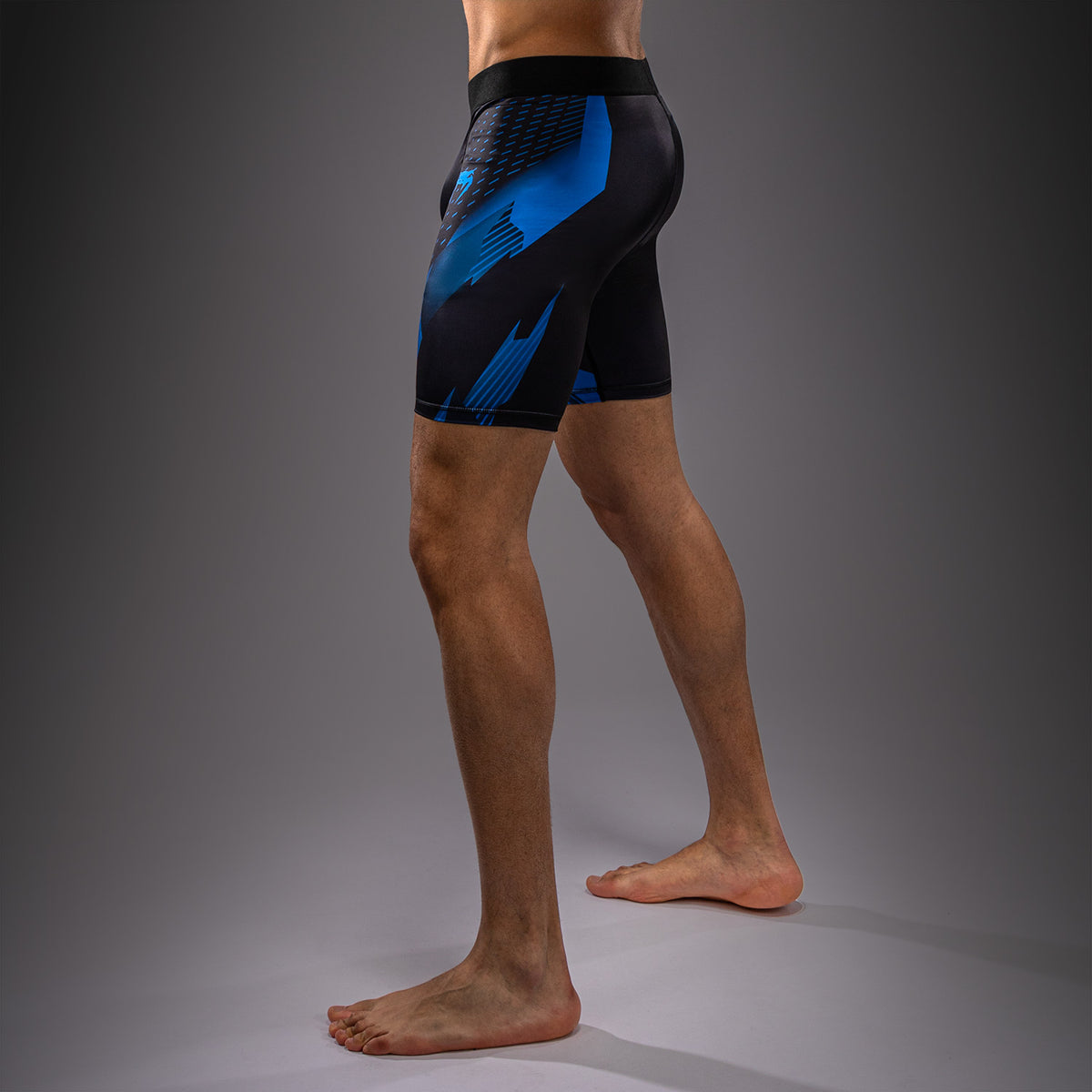Venum No-Gi 6.0 Compressieshort - Zwart/Blauw