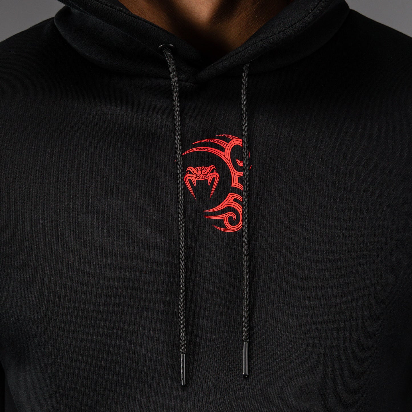 Venum x Mike Tyson Tiger Hoodie - Diep Zwart/Intens Rood