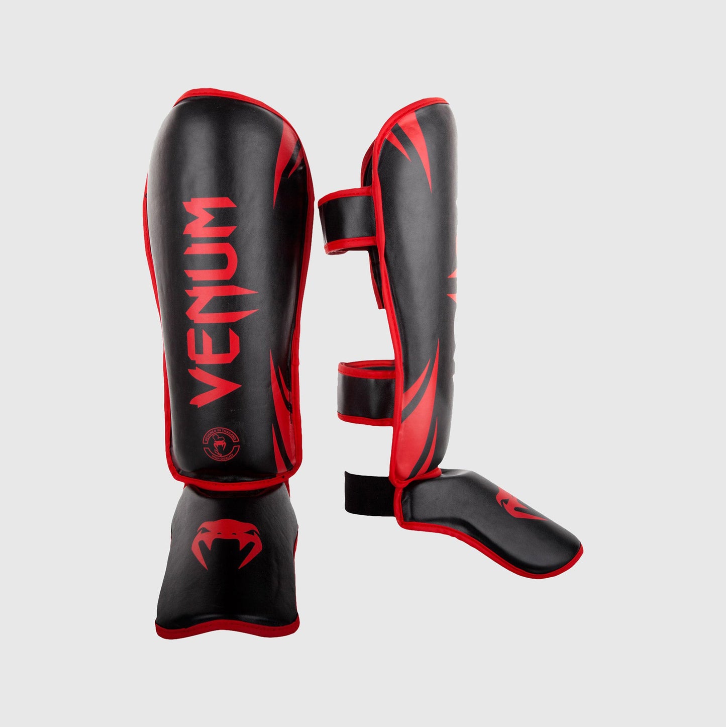 Venum Challenger Standup Scheenbeschermers - Zwart/Rood
