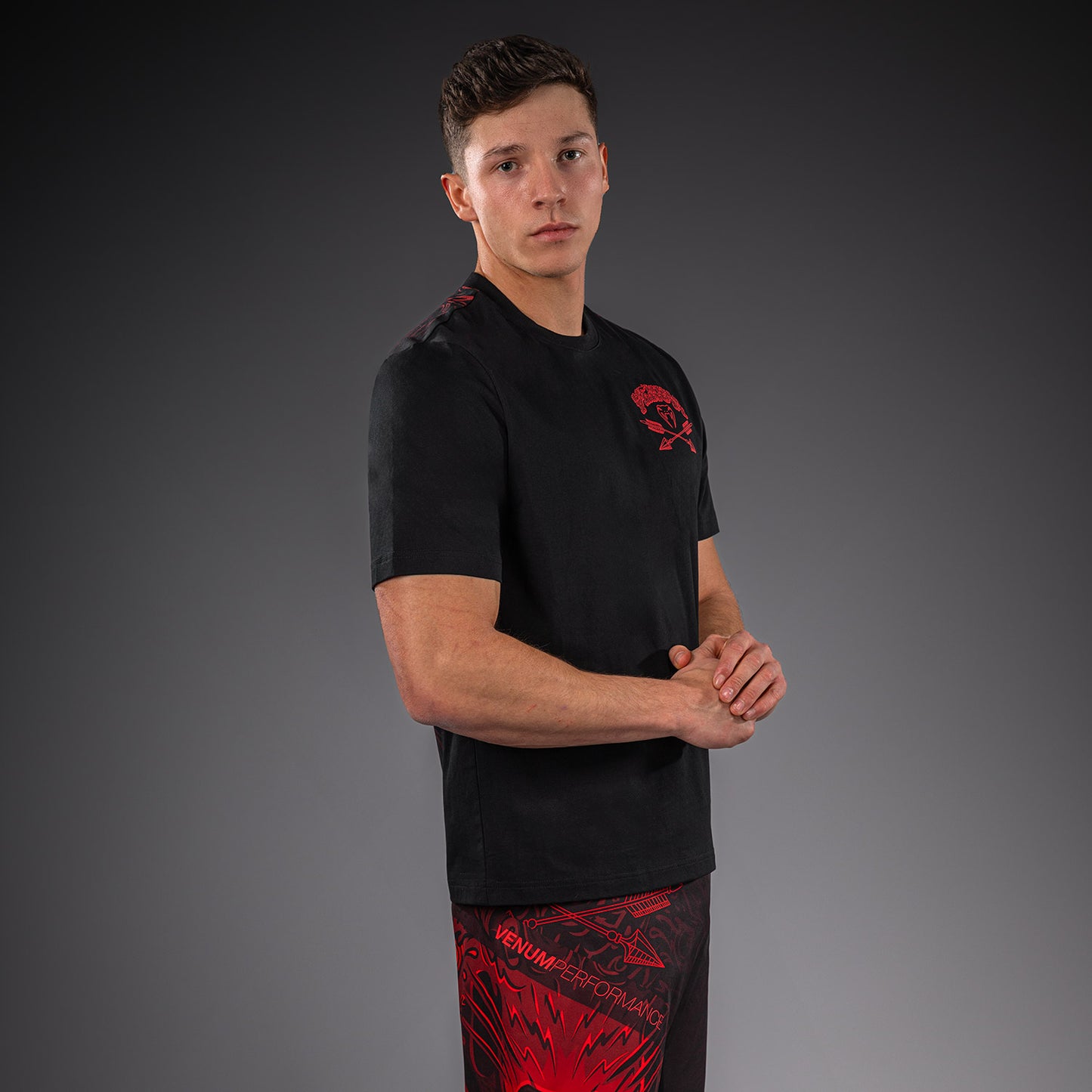 Venum Wolf Atak T-shirt – Zwart/Rood