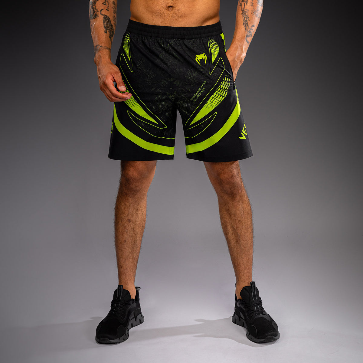 Venum Amazonia Reborn Trainingsshort - Zwart/Groen