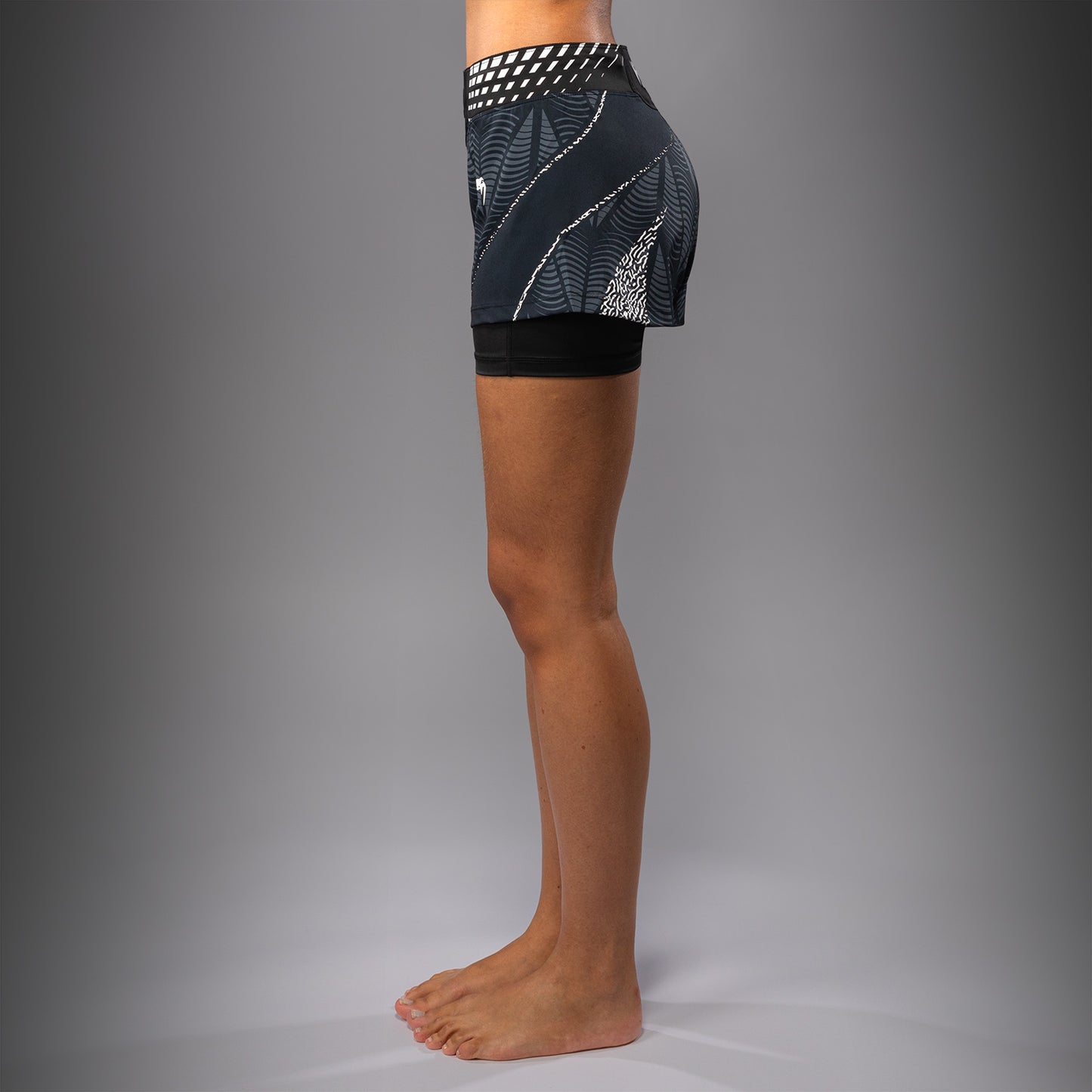 UFC Zenith by Venum Authentic Fight Night Short Fit Fight Short Dames Personalized - Zwart