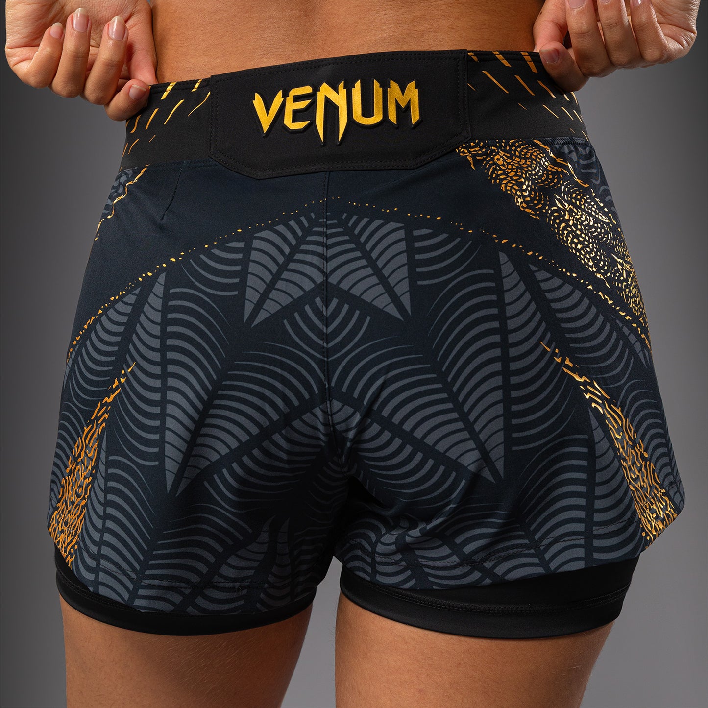 UFC Zenith by Venum Authentic Fight Night Short Fit Fight Short Dames Personalized - Champion