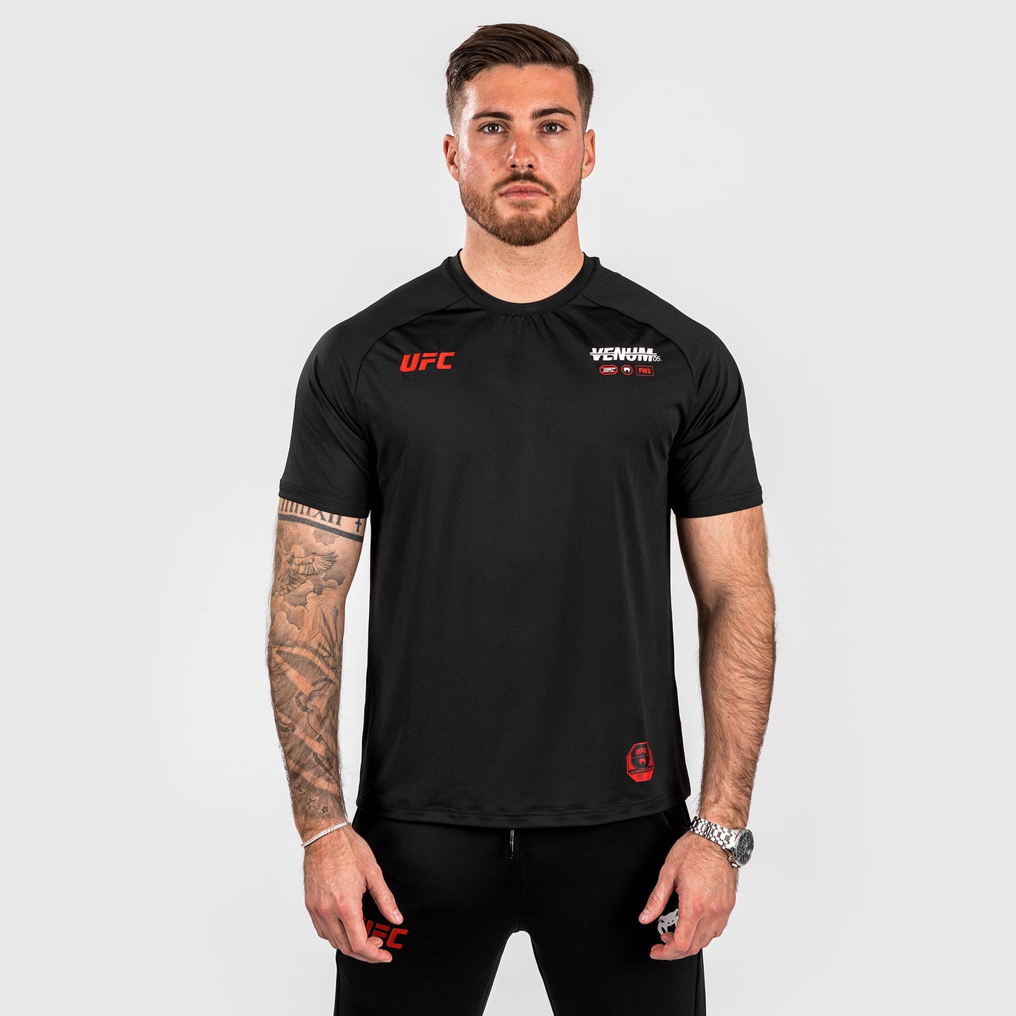 UFC Adrenaline by Venum Fight Week Heren-T-shirt Dry-tech - Zwart