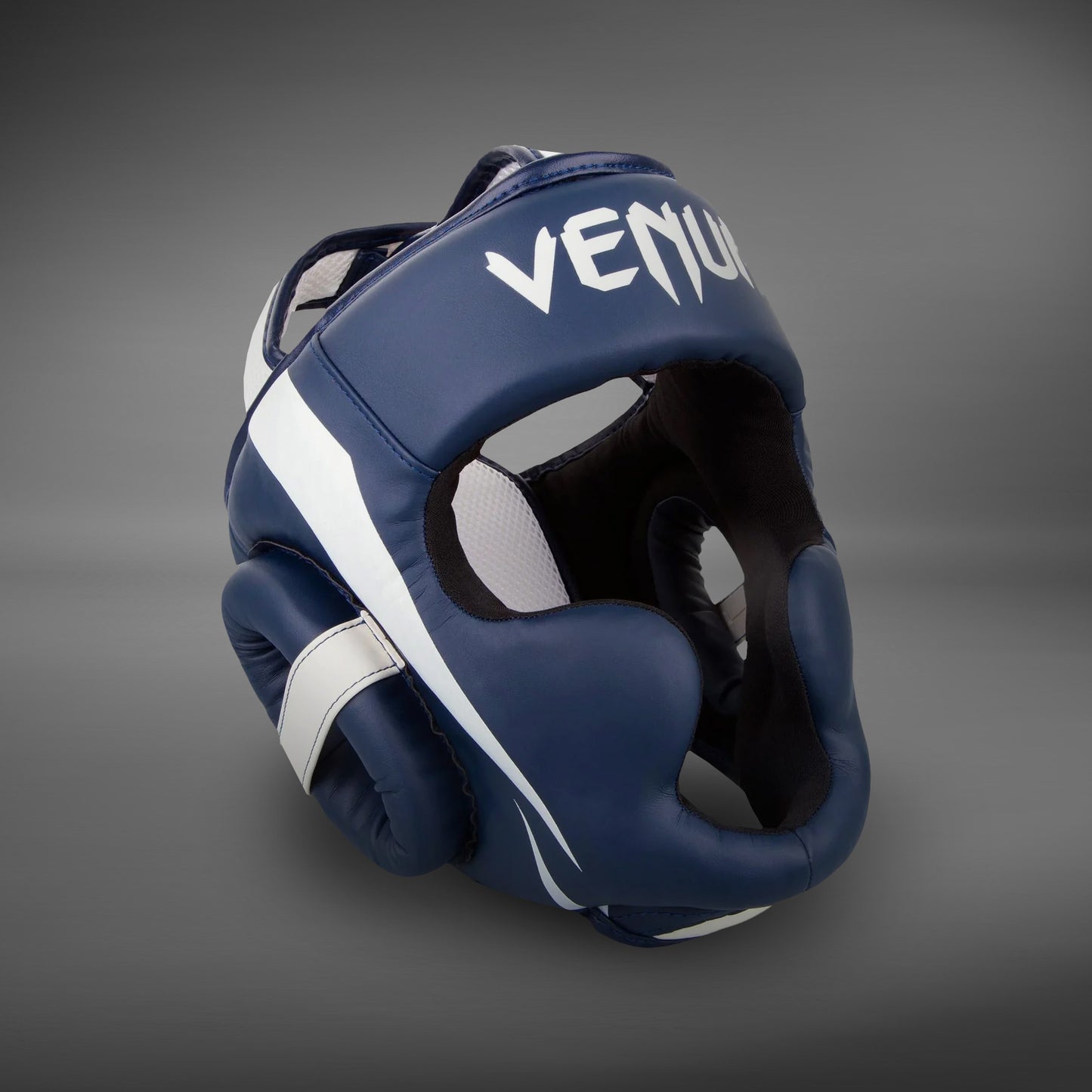 Venum Elite hoofdbeschermer - Mariblauw/Wit