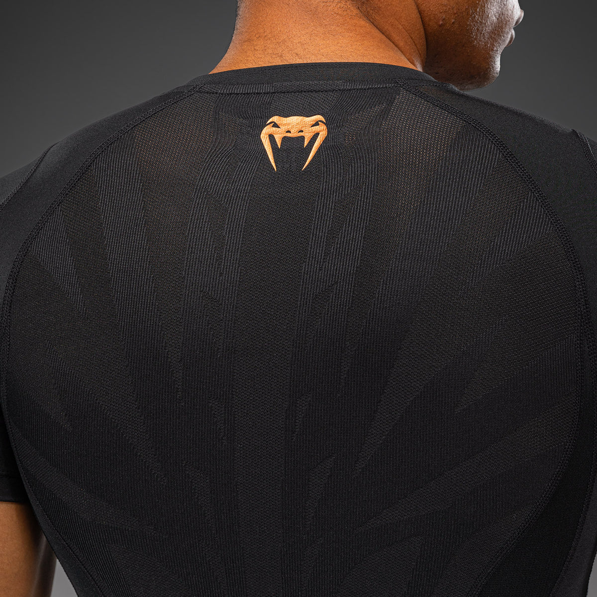 Venum G-Fit Revolution Rashguard met korte mouwen - Zwart/Koper
