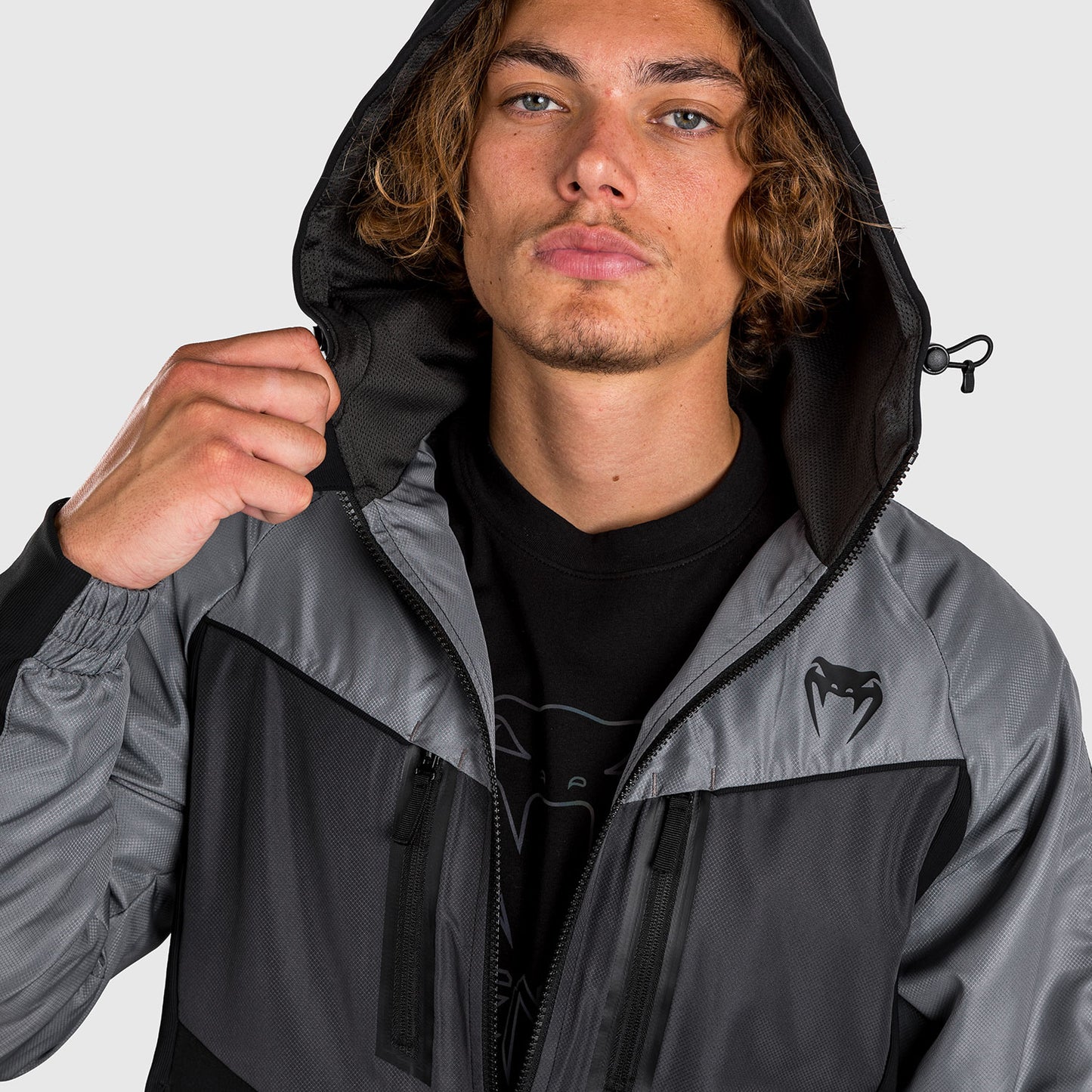 Venum Laser 3.0  Track Jacket - Zwart/Grijs