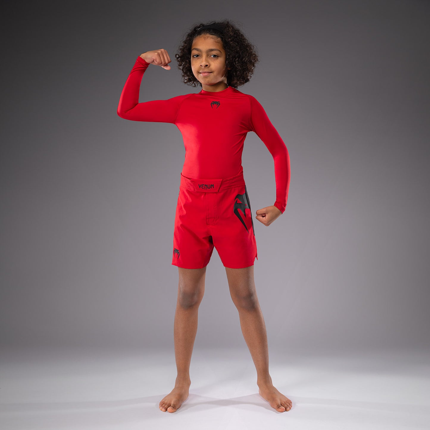 Venum Light Fight Shorts voor Kinderen - Kersenrood