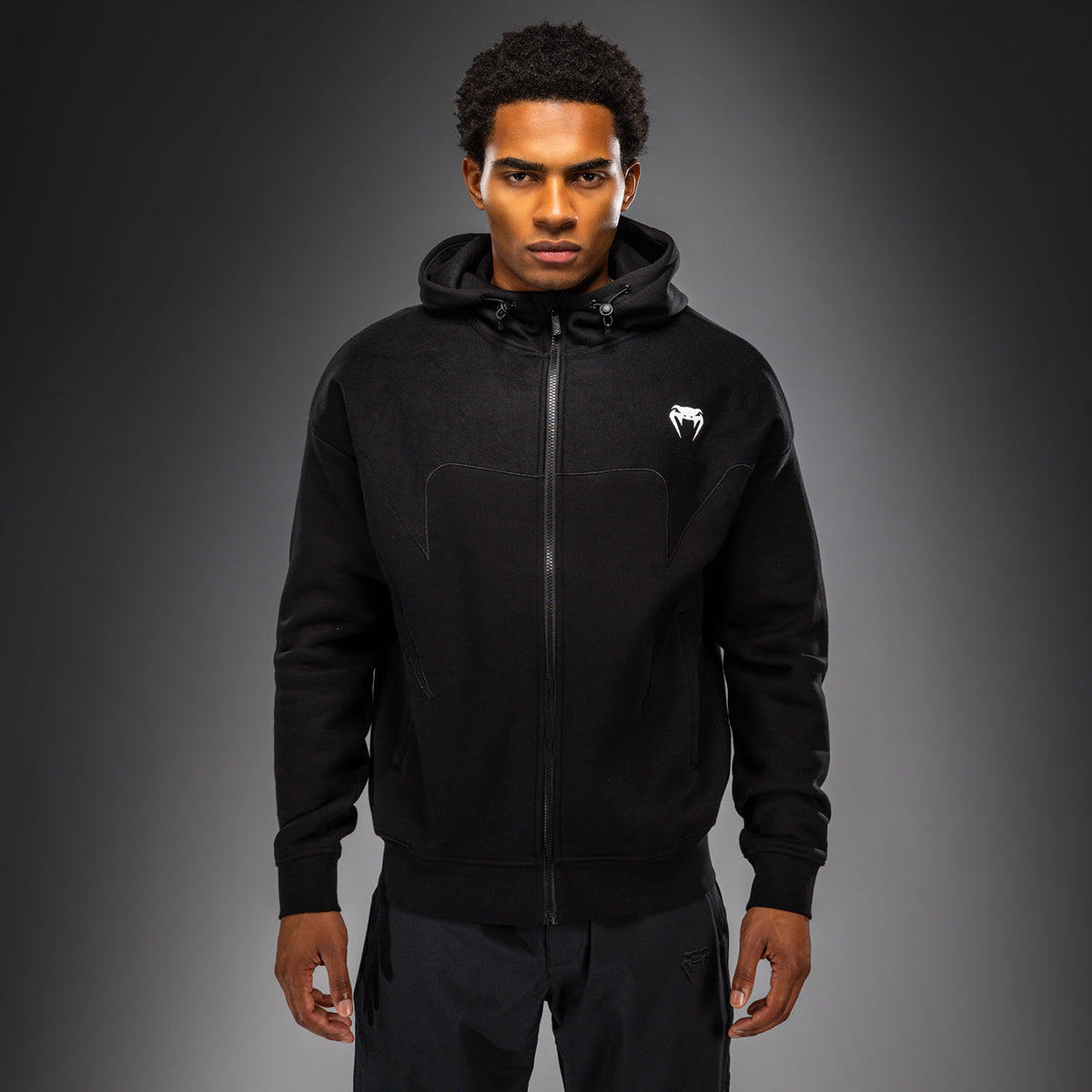 Venum Attack Fleece & Weave Trainingsjack - Zwart