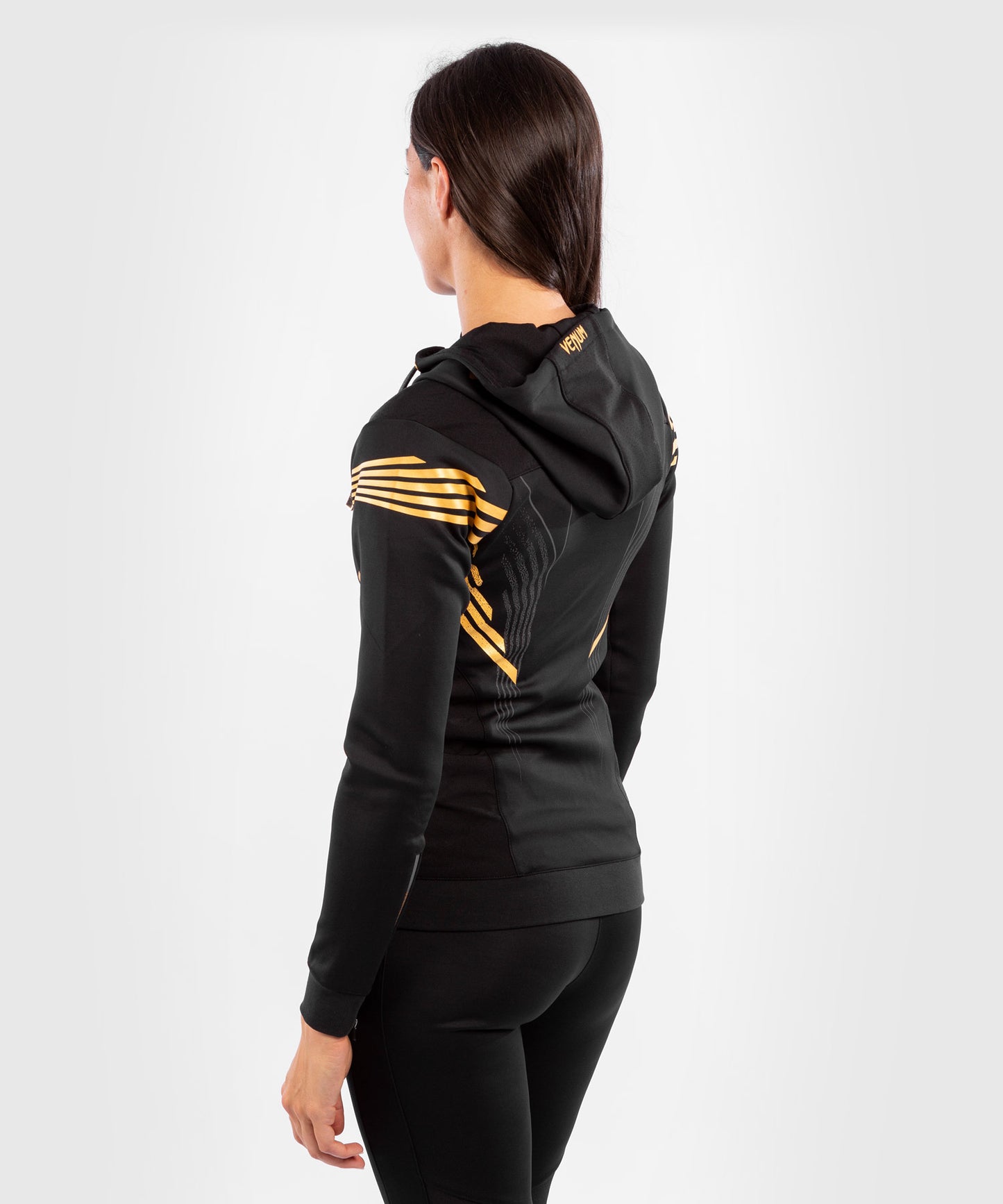UFC Venum Gepersonaliseerd Authentic Fight Night Walkout Hoodie voor dames - Champion