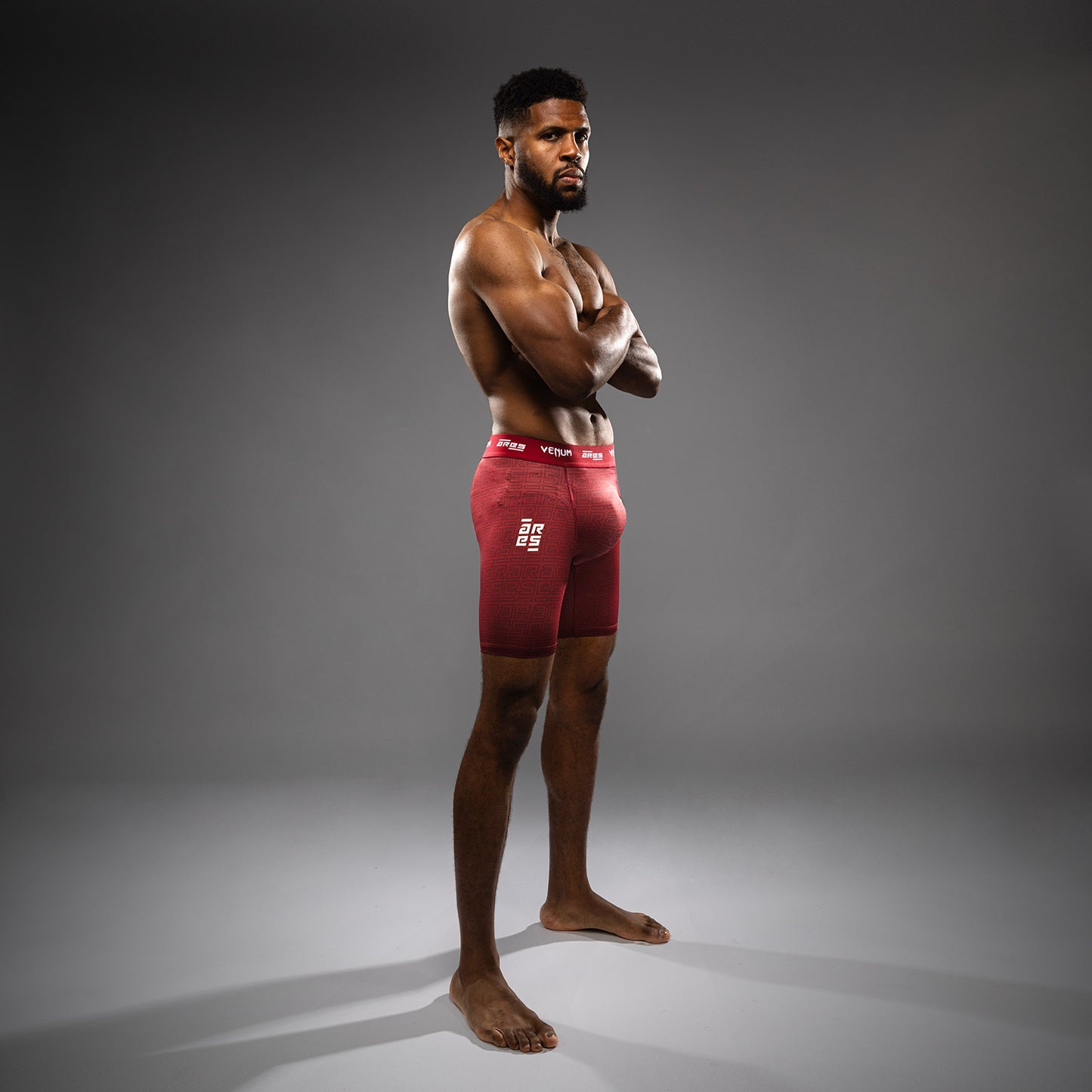 Venum x Ares Heren Vale Tudo Shorts - Bordeaux