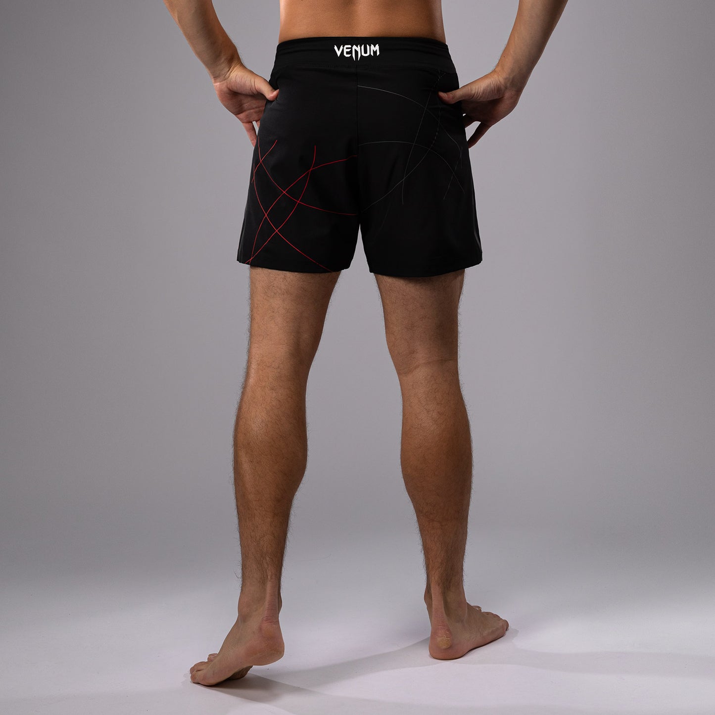 Venum Tactical XT Wedstrijdshort voor heren - Zwart/Vuurrood