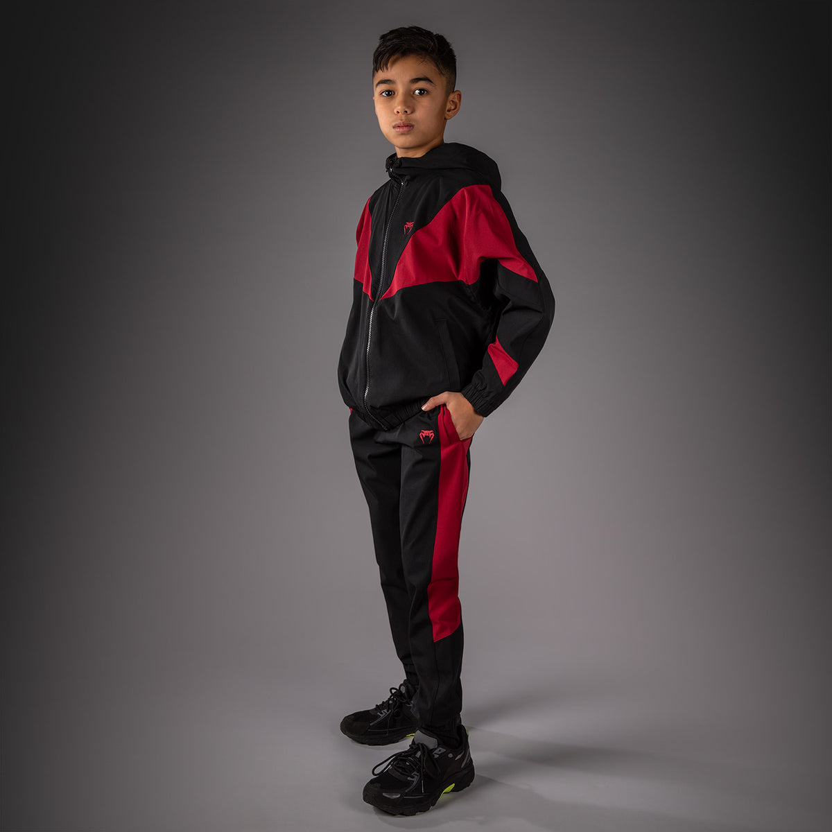 Venum Vectra Trainingsjack voor Kinderen - Zwart/Rood