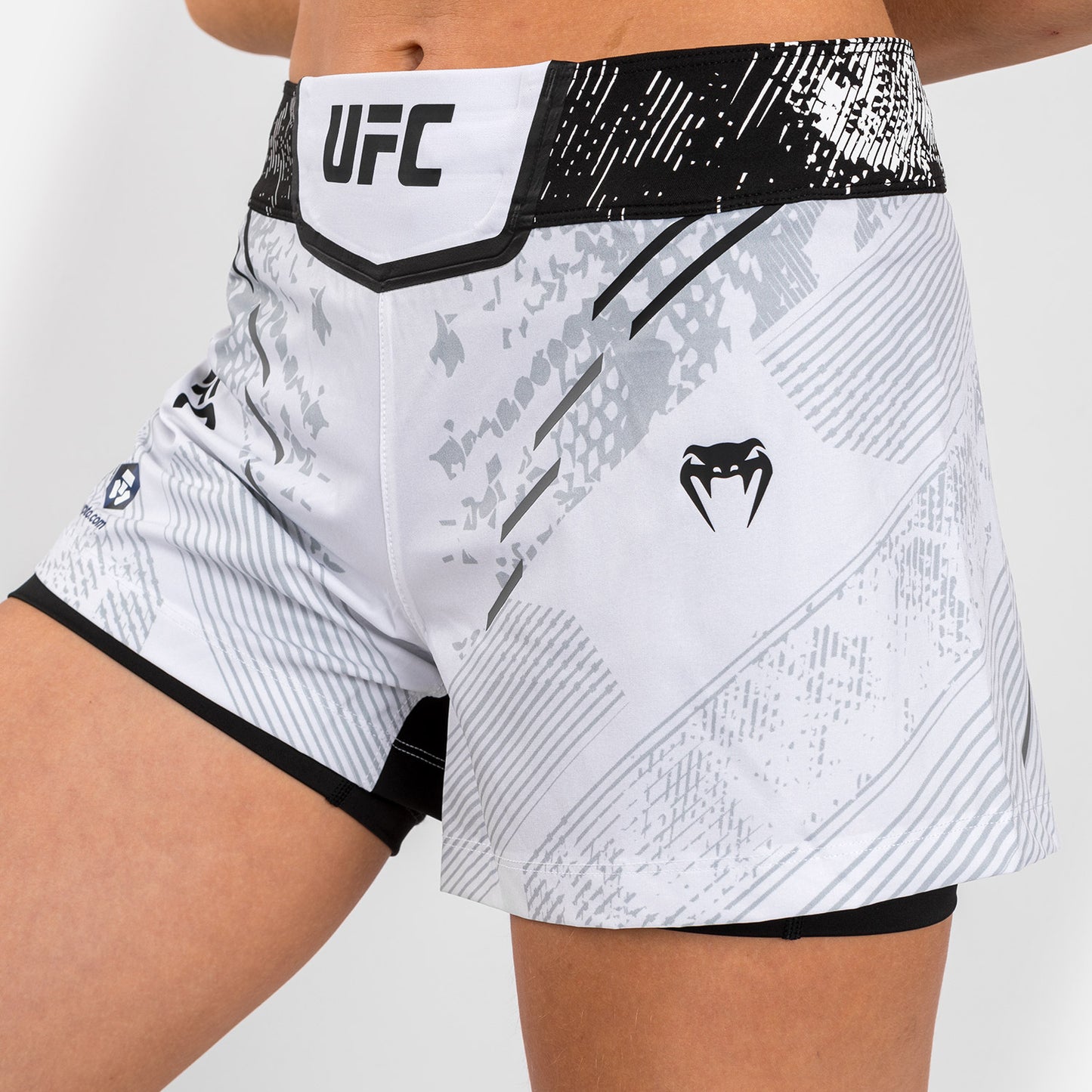 UFC Adrenaline by Venum Authentic Fight Night Vrouwen Korte Broek - Wit