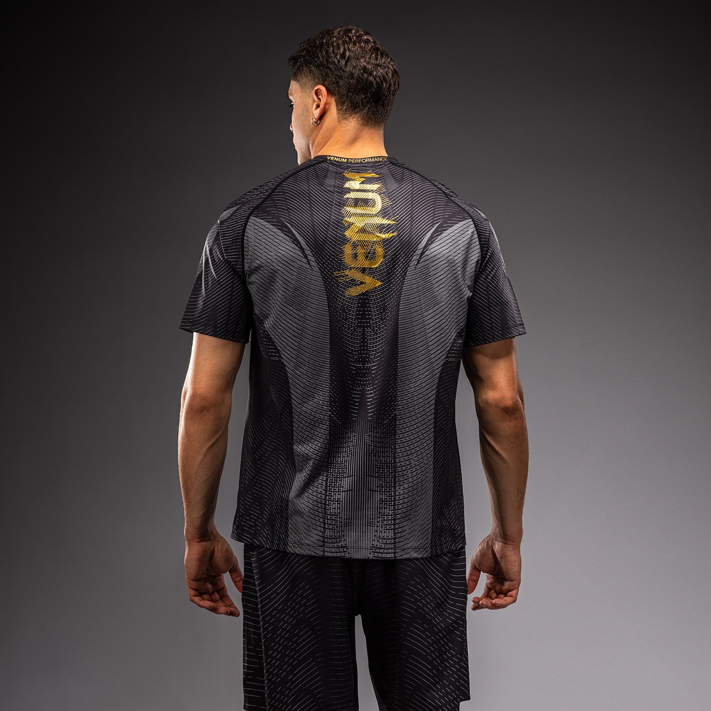 Venum Galactic 3.0 Dry Tech T-shirt - Zwart/Goud