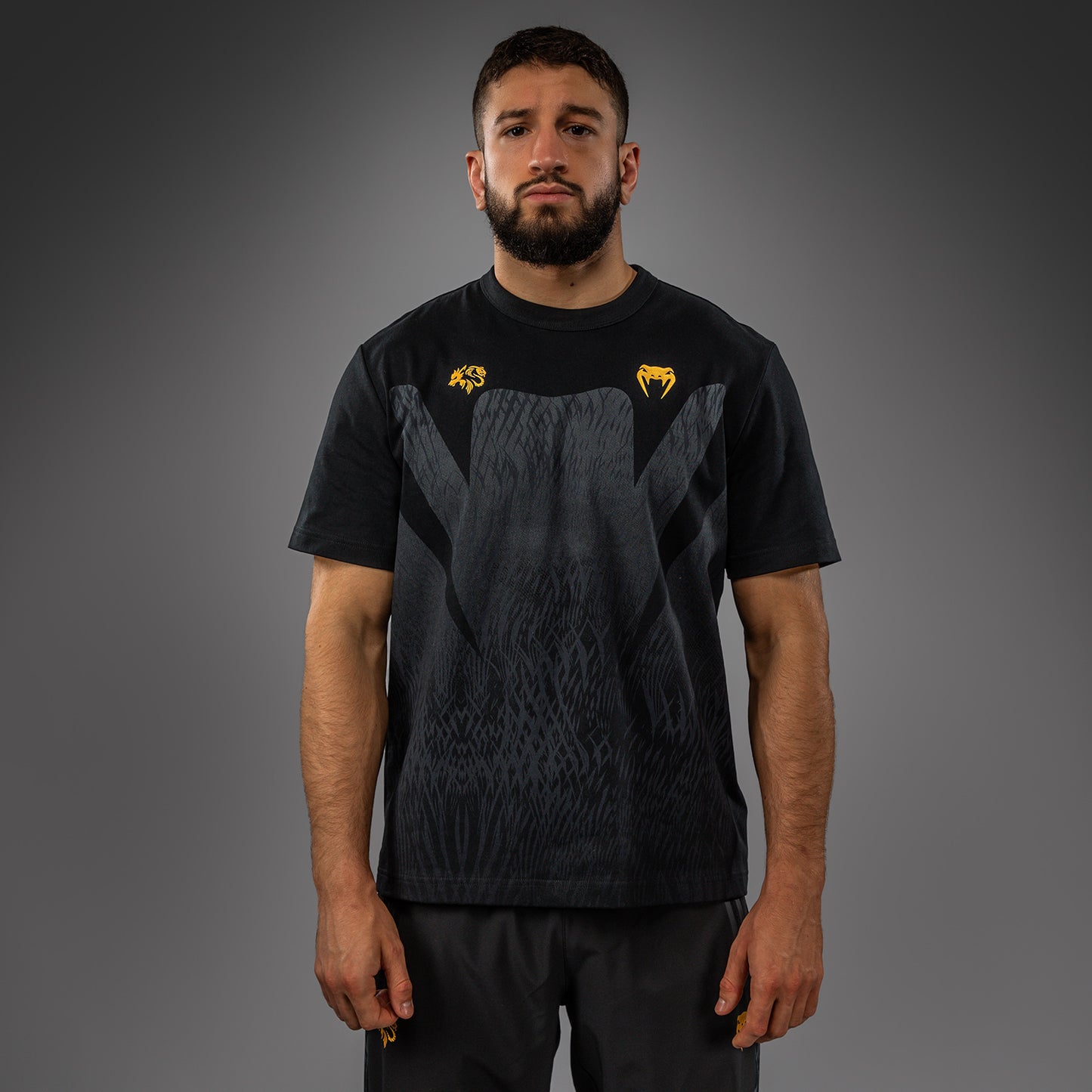 Venum x Chimaev T-shirt - Zwart/Grijs