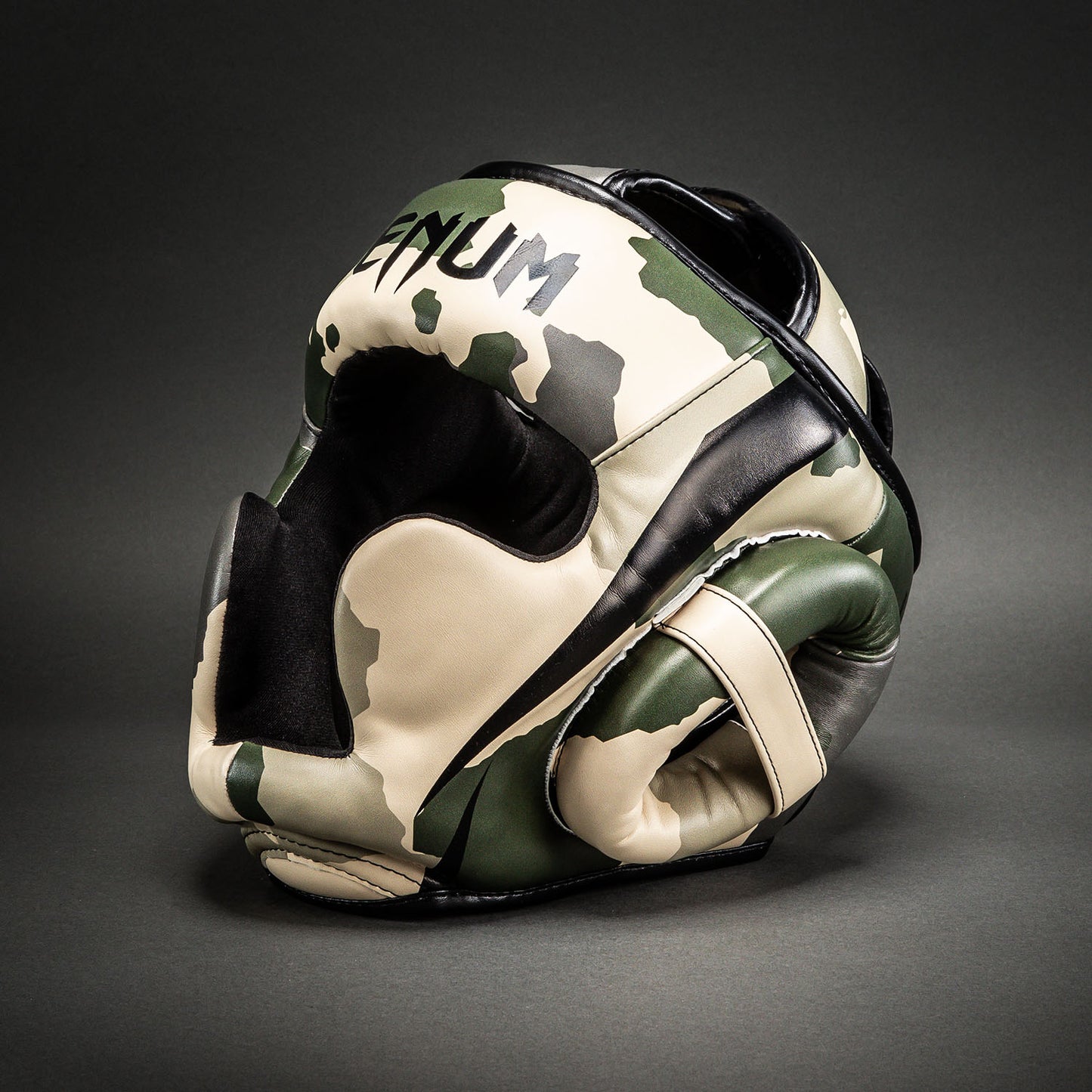 Venum Elite Camo Hoofdbeschermer – Kaki/Offwhite