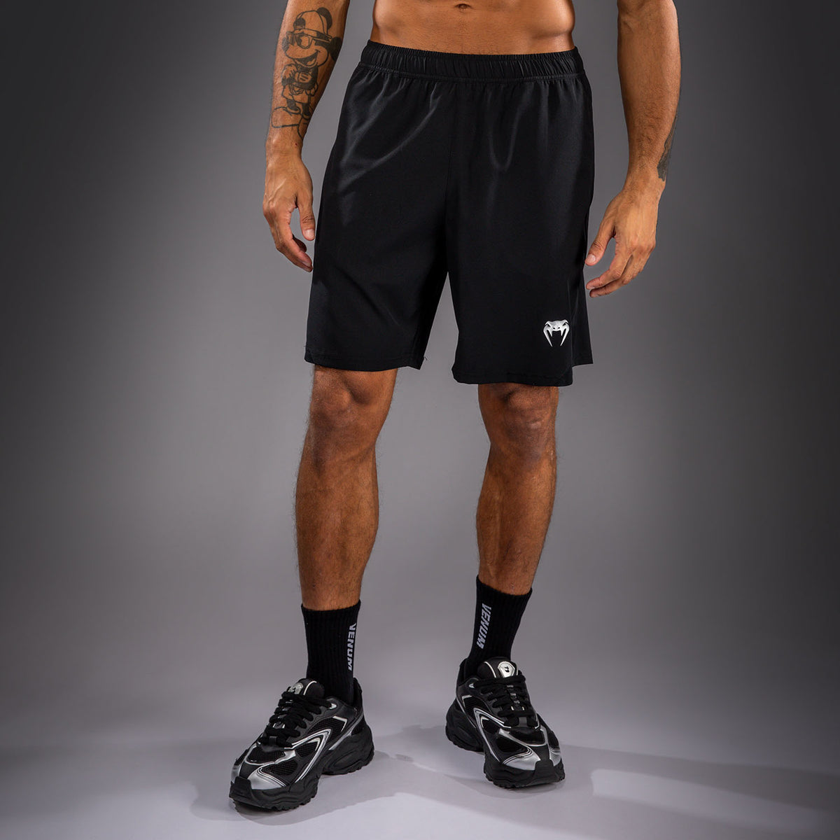 Venum Contender trainingsshort - Zwart/Zilver