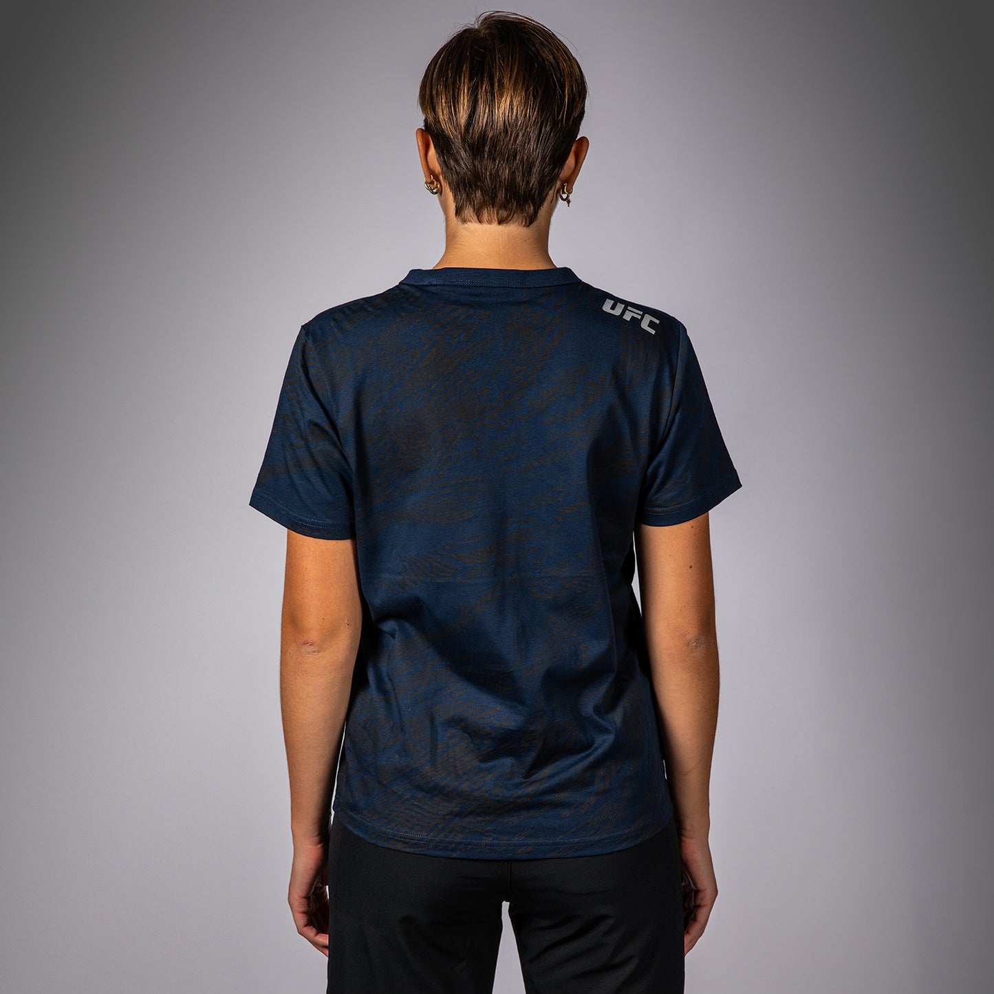 UFC Fusion by Venum Fight Week Katoenen Korte Mouwen T-shirt voor Dames - Oceaanblauw
