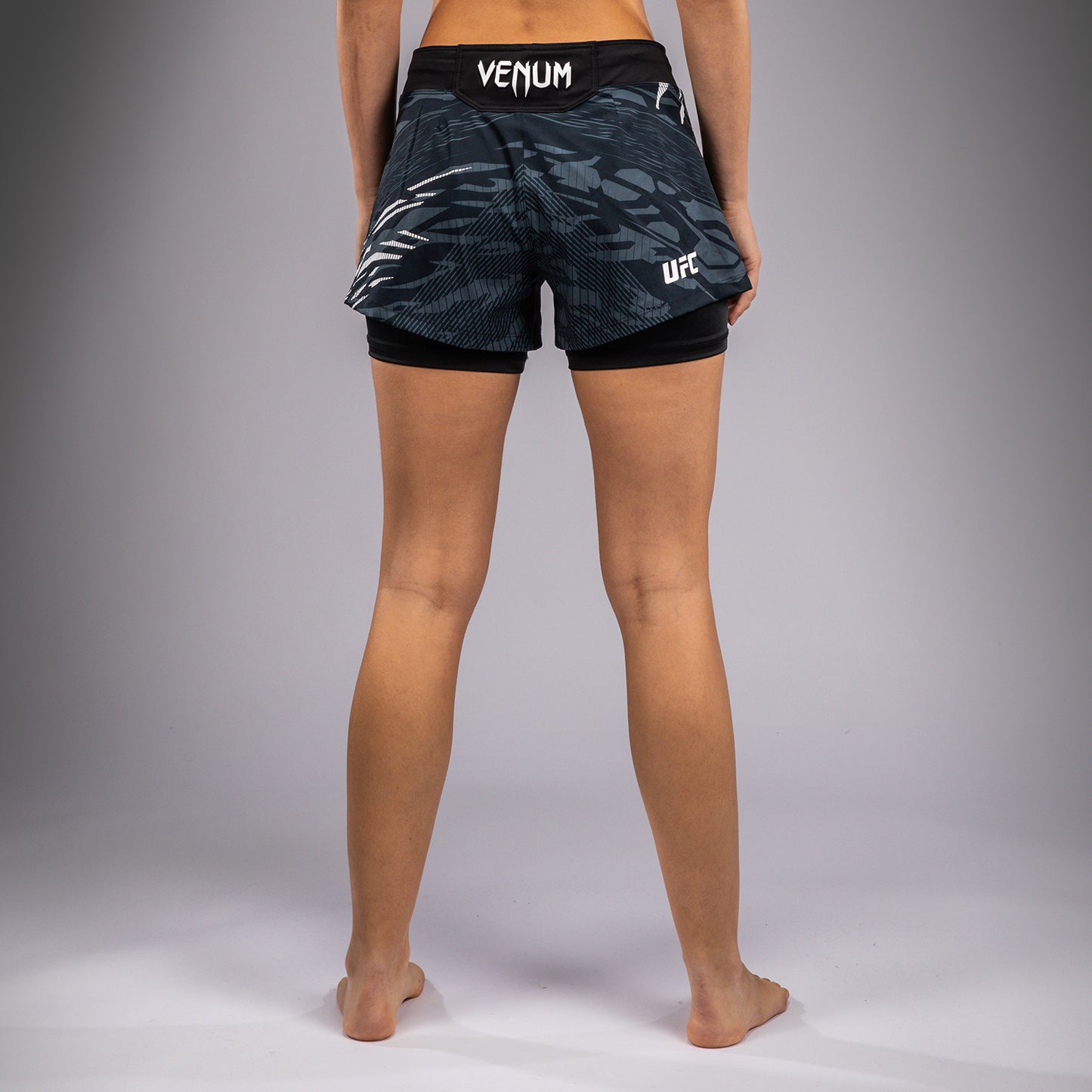 UFC Fusion by Venum Authentic Fight Night Fight Shorts voor Dames - Zwart