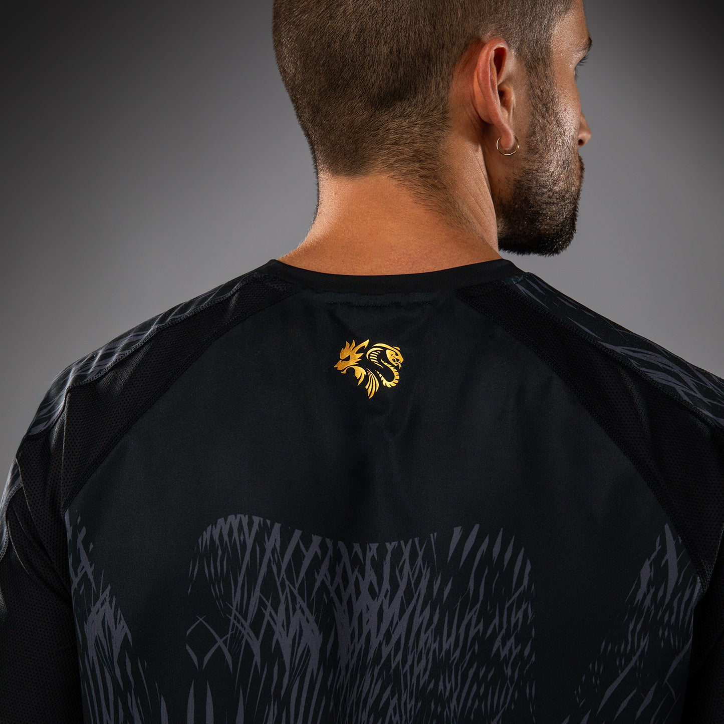 Venum x Chimaev Dry-Tech Shirt - Zwart/Grijs