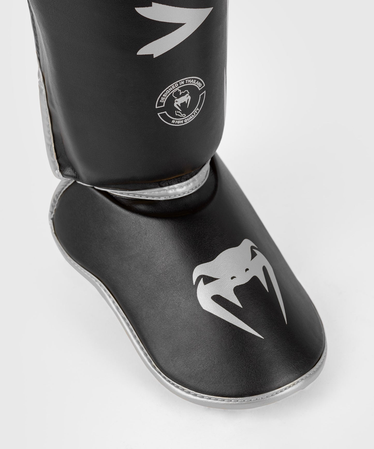 Venum Challenger Scheenbeschermers - Zwart/Zilver