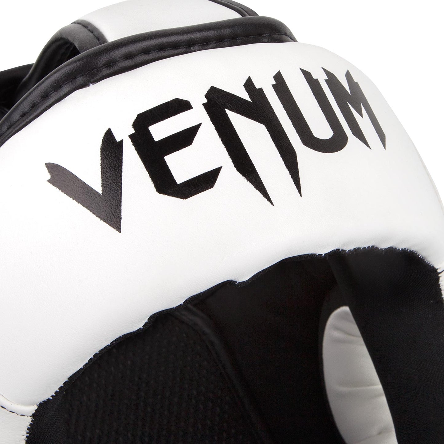 Venum Elite hoofdbeschermer – Wit/Zwart