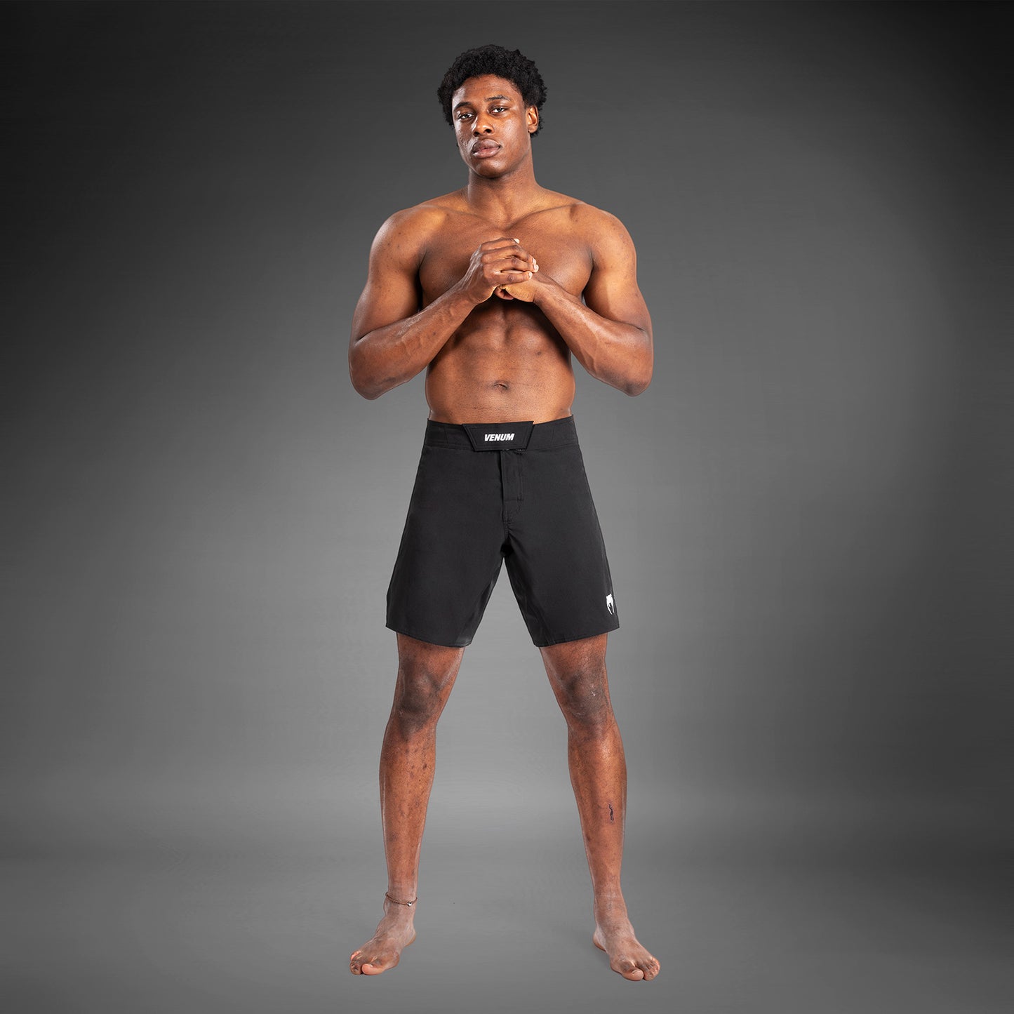 Venum Tempest Heren Vechtshorts - Zwart/Grijs