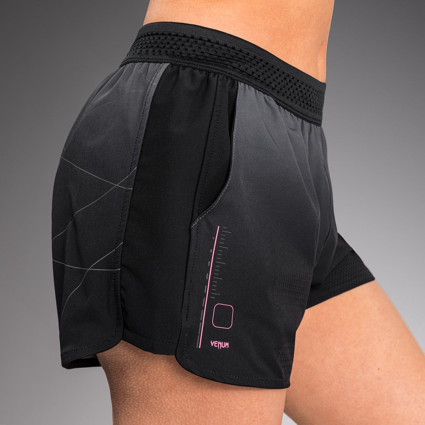 Venum Tactical XT Trainingsshort voor dames - Zwart/Storm Grijs